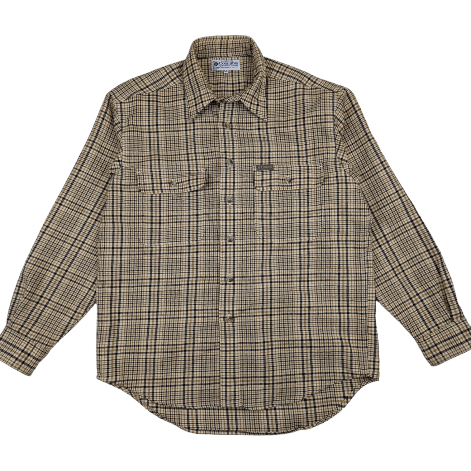 Columbia COLUMBIA Check Button Up Shirt Flannel Outdoor Hiking Size US M / EU 48-50 / 2 - 2 Thumbnail