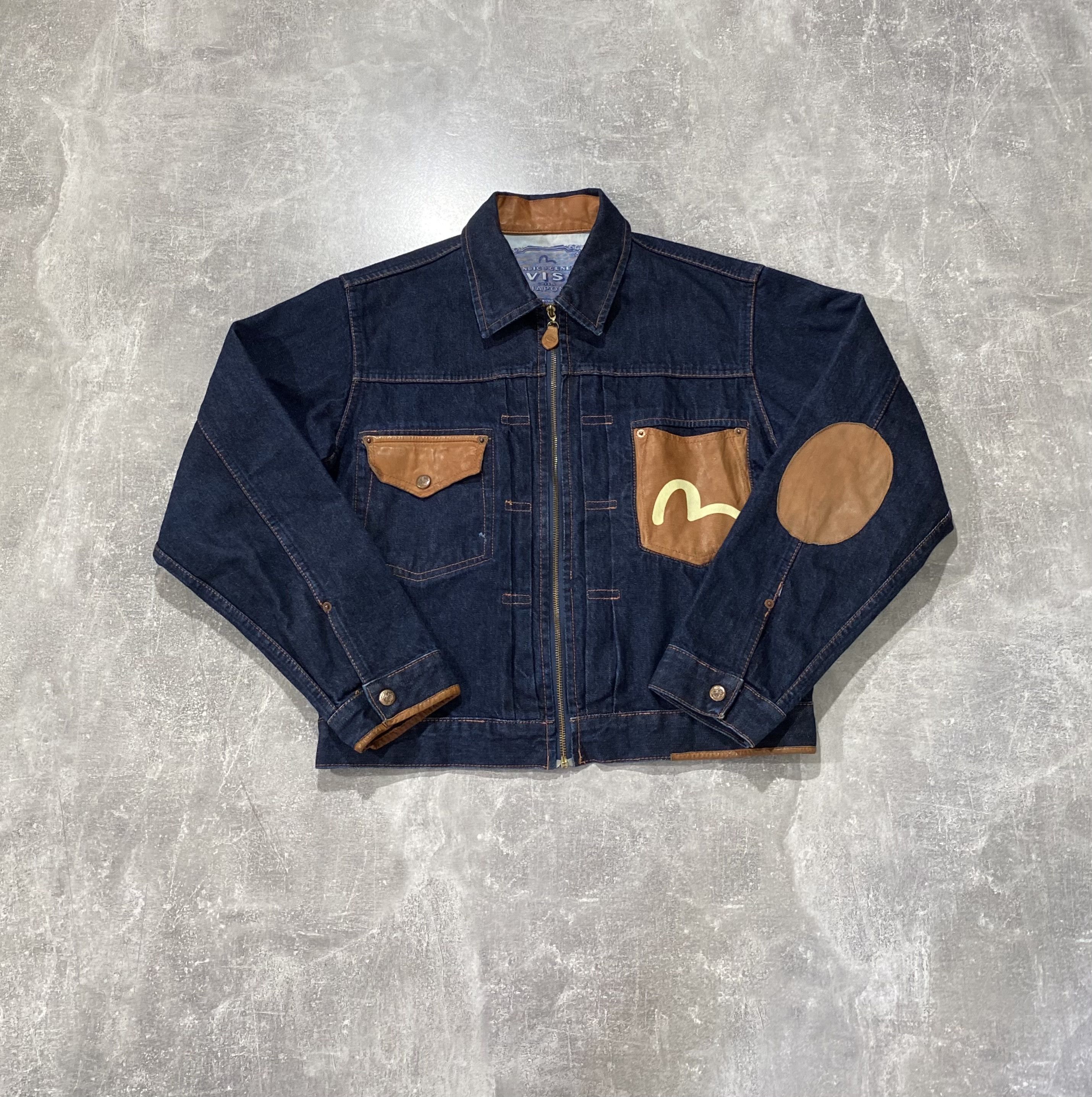 Evisu Vintage Denim Jacket | Grailed