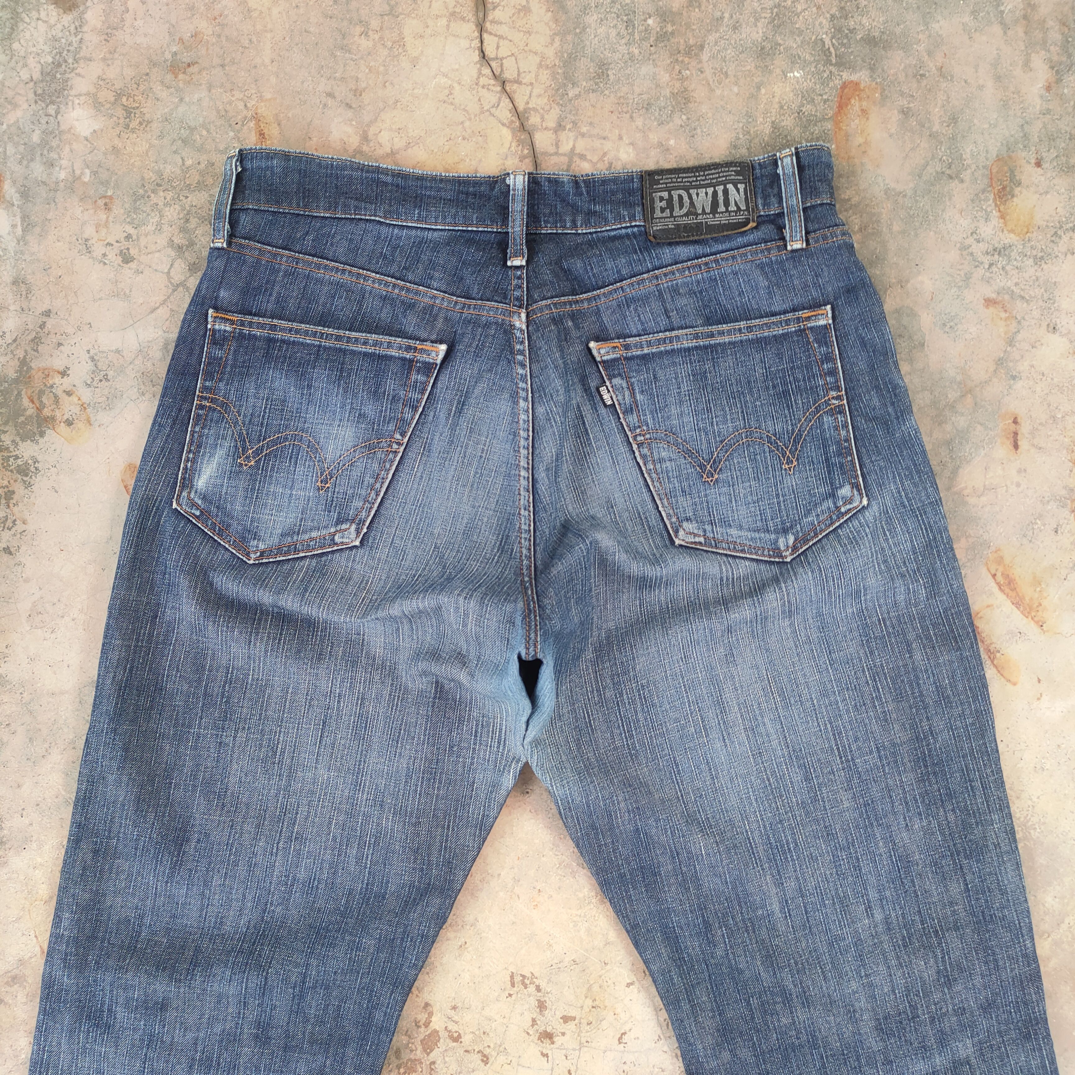 Edwin × Jean × Vintage W35 VINTAGE EDWIN FADED JEAN DENIM PANTS Size US 35 - 10 Thumbnail