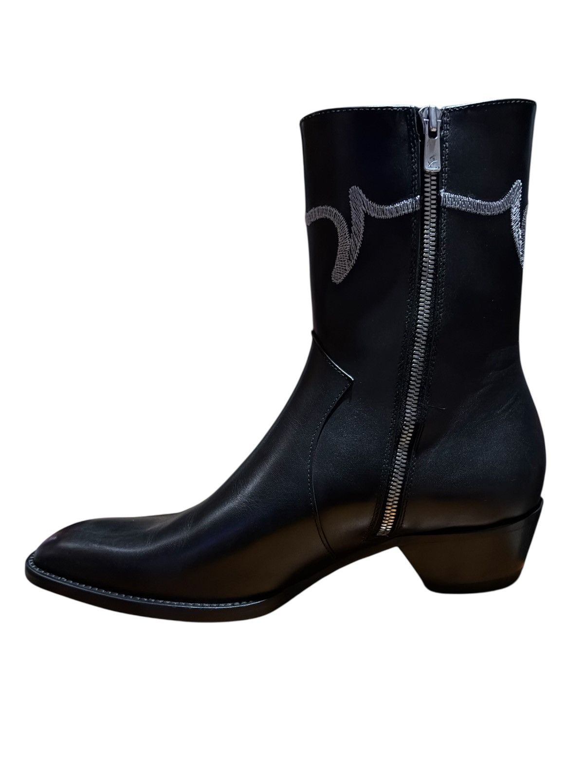 Jarod John Leonard JJL Western Embroidered Leather Boots Size US 10 / EU 43 - 6 Thumbnail