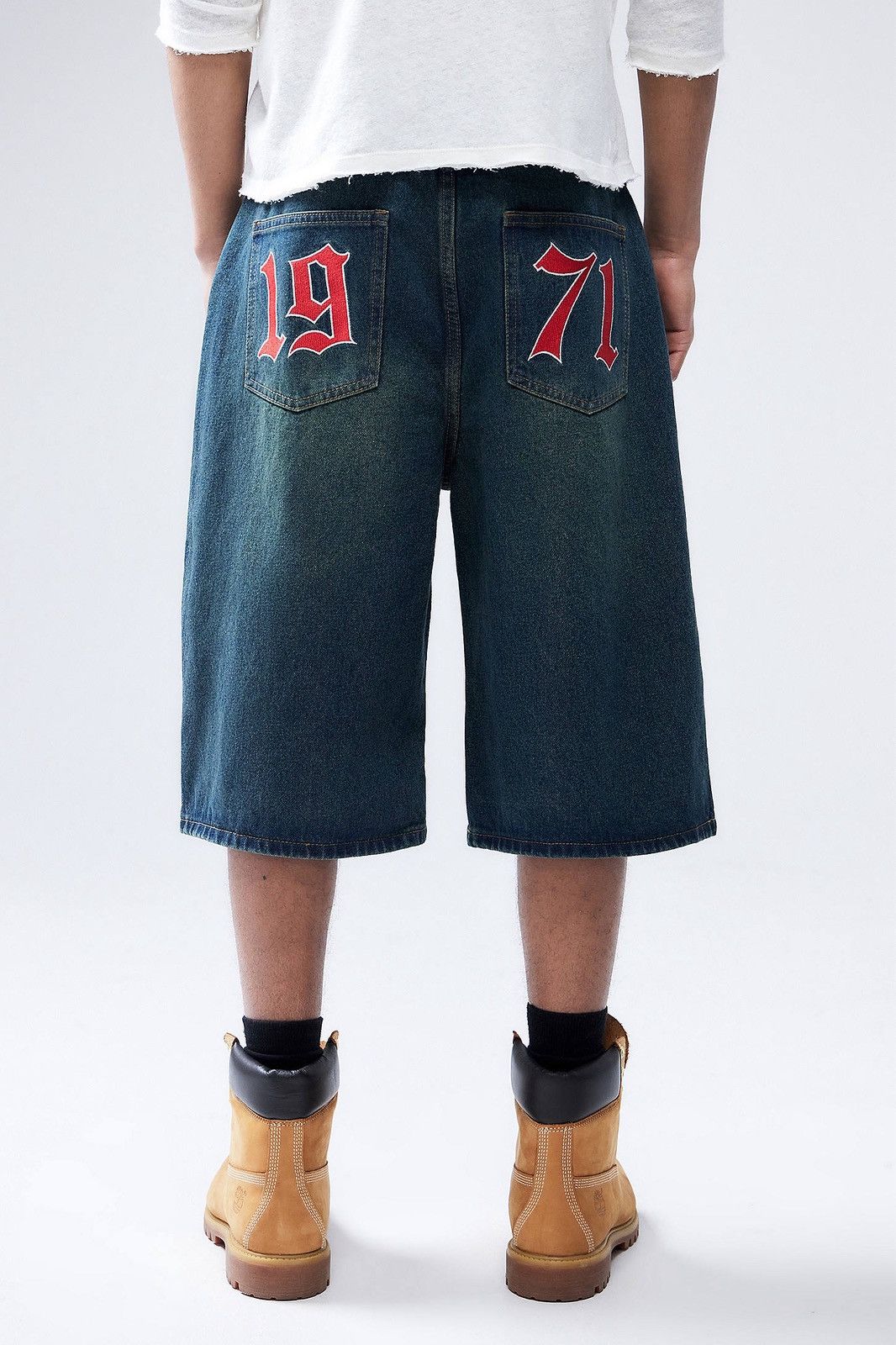 Ed Hardy Ed Hardy x Urban Outfitters shorts denim 1971 mens jeans Size US 32 / EU 48 - 1 Thumbnail