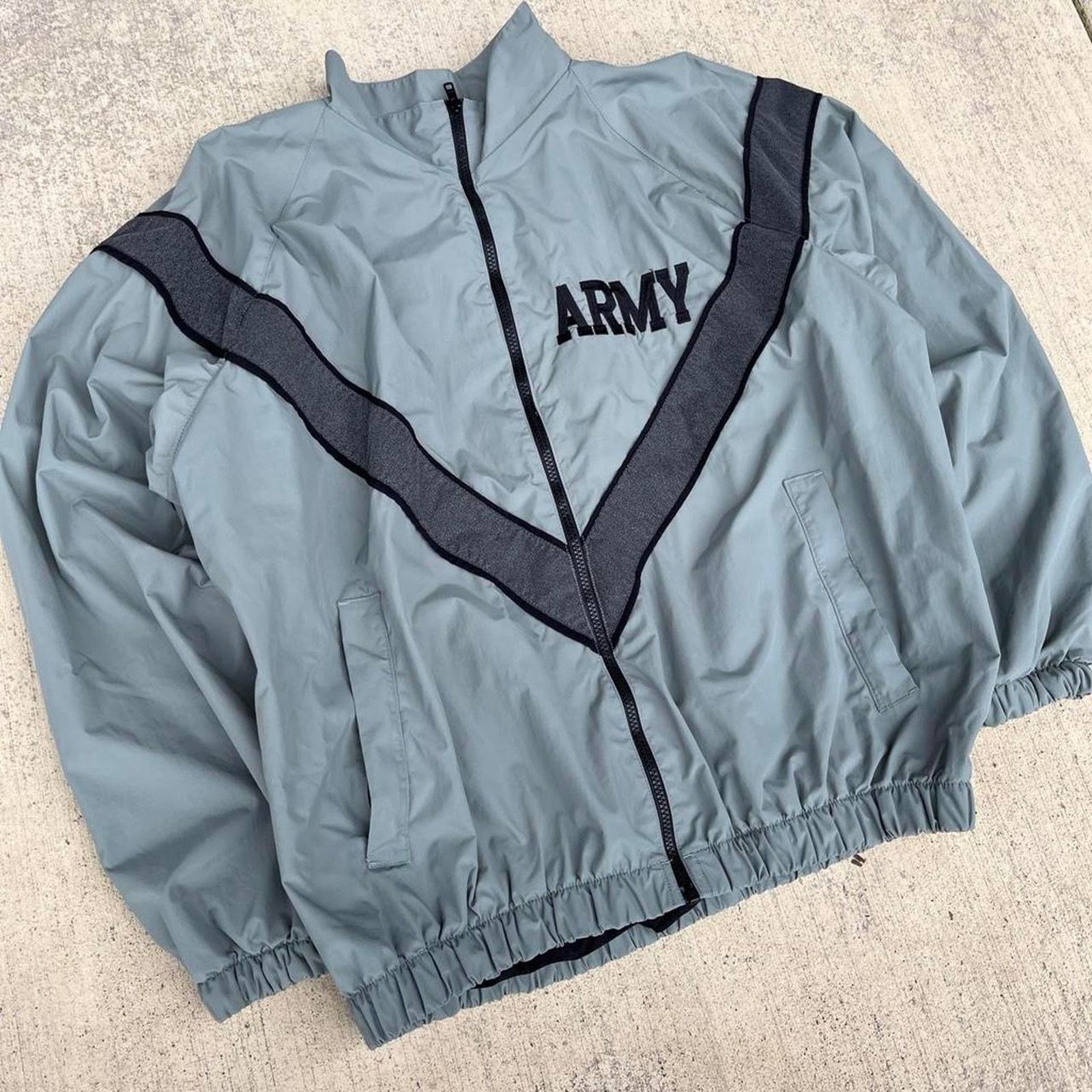 Other Army Windbreaker Armpit Zipper Active Track Gear JWOD USA Size US L / EU 52-54 / 3 - 1 Thumbnail