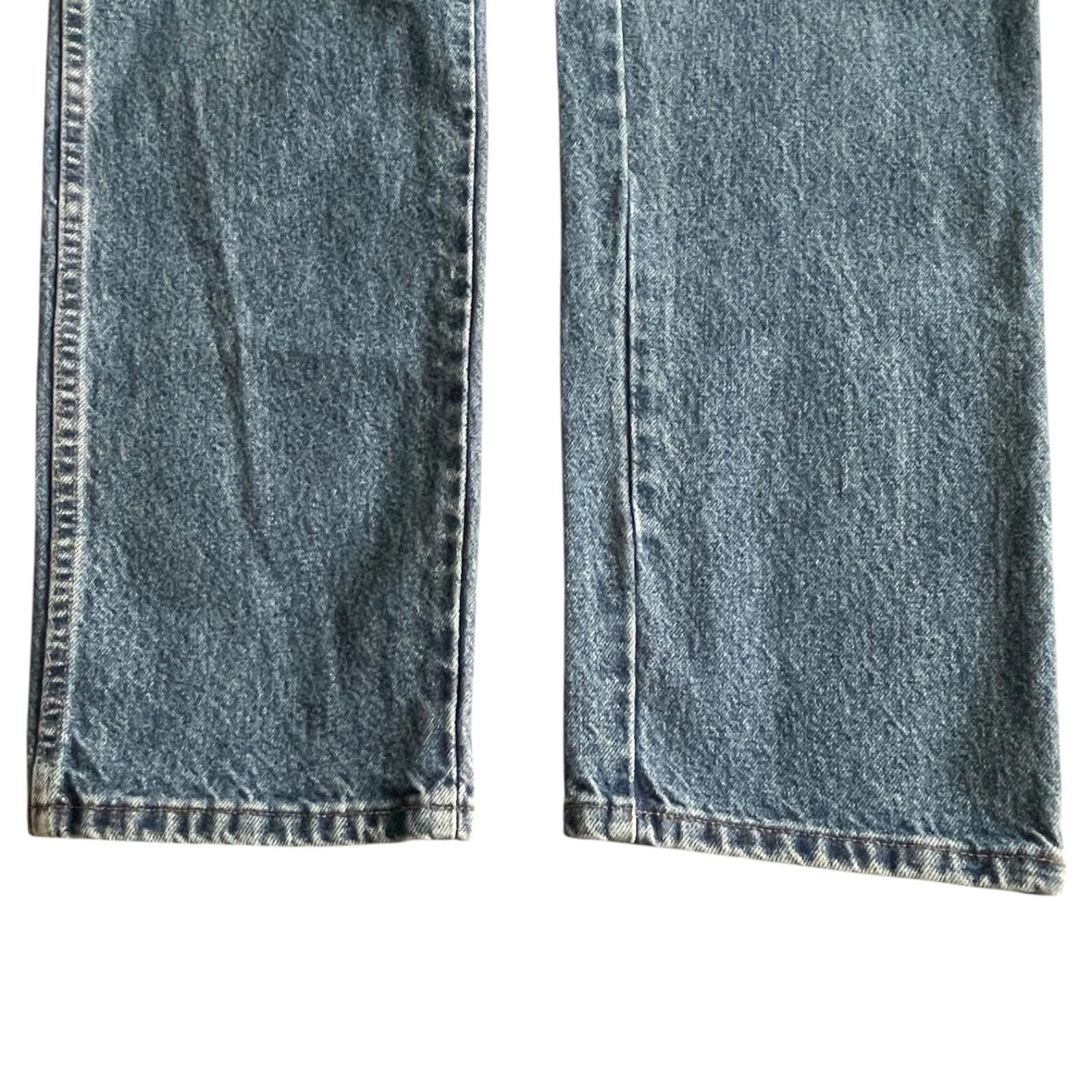 Wrangler Wrangler 96501DS Jeans Mens 33x30 Medium Wash Straight Leg Size US 33 - 8 Thumbnail