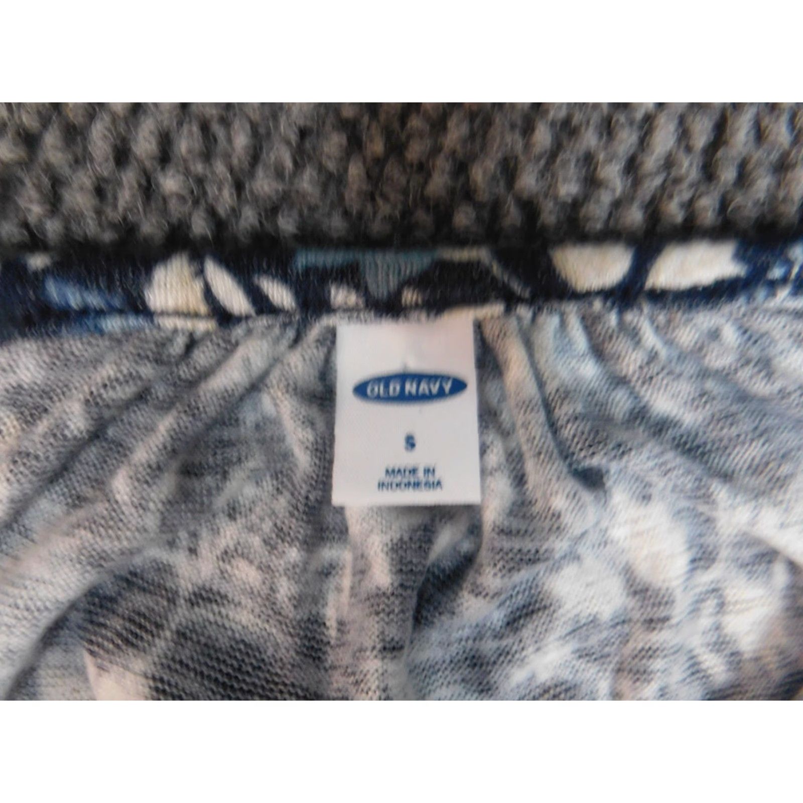 Old Navy Old Navy Blouse Womens Small Blue Floral Pullover Crew Neck Stretch Top Regular Size S Casual Size S / US 4 / IT 40 - 5 Thumbnail