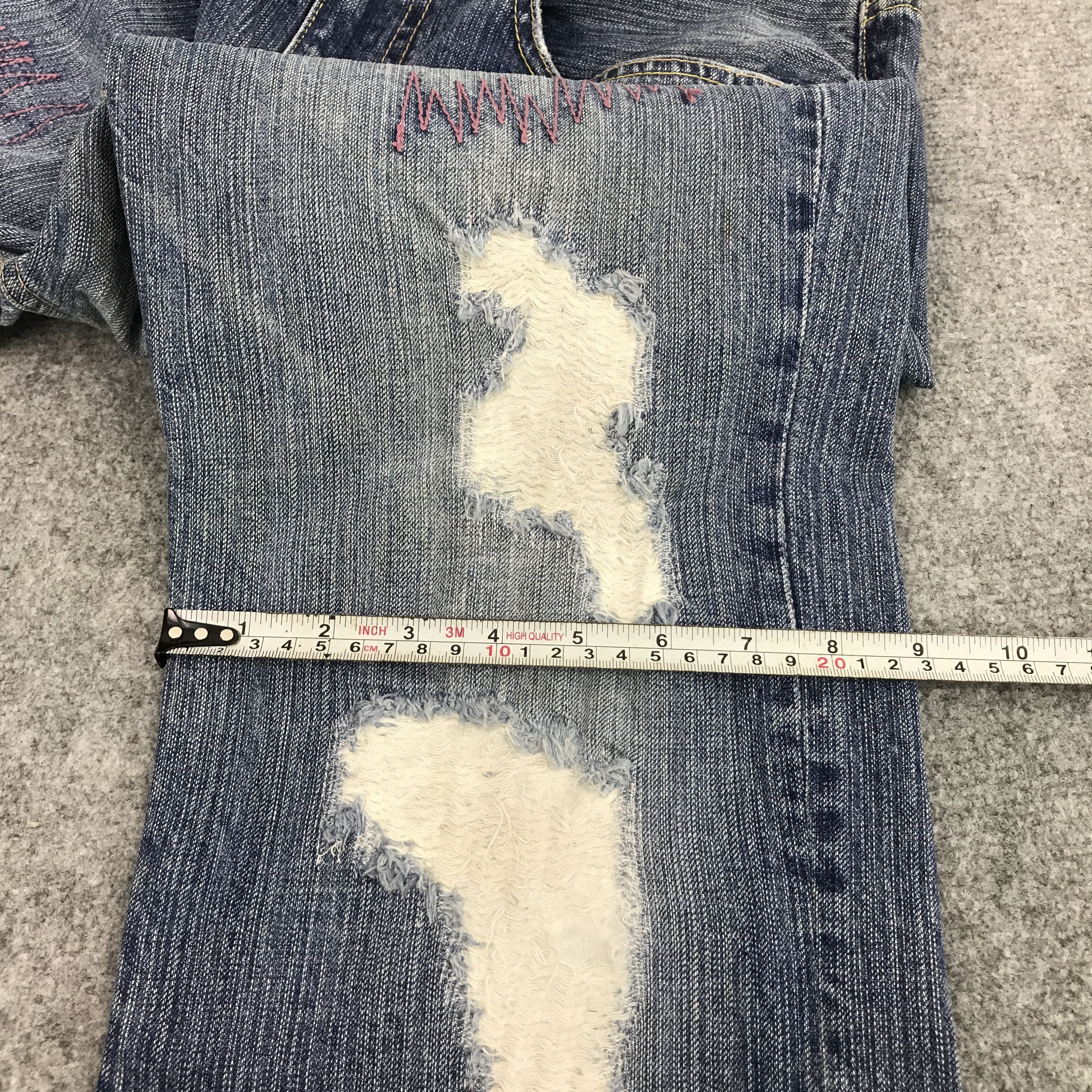 Japanese Brand japanese brand TK distressed design denim jean Size US 33 - 11 Thumbnail
