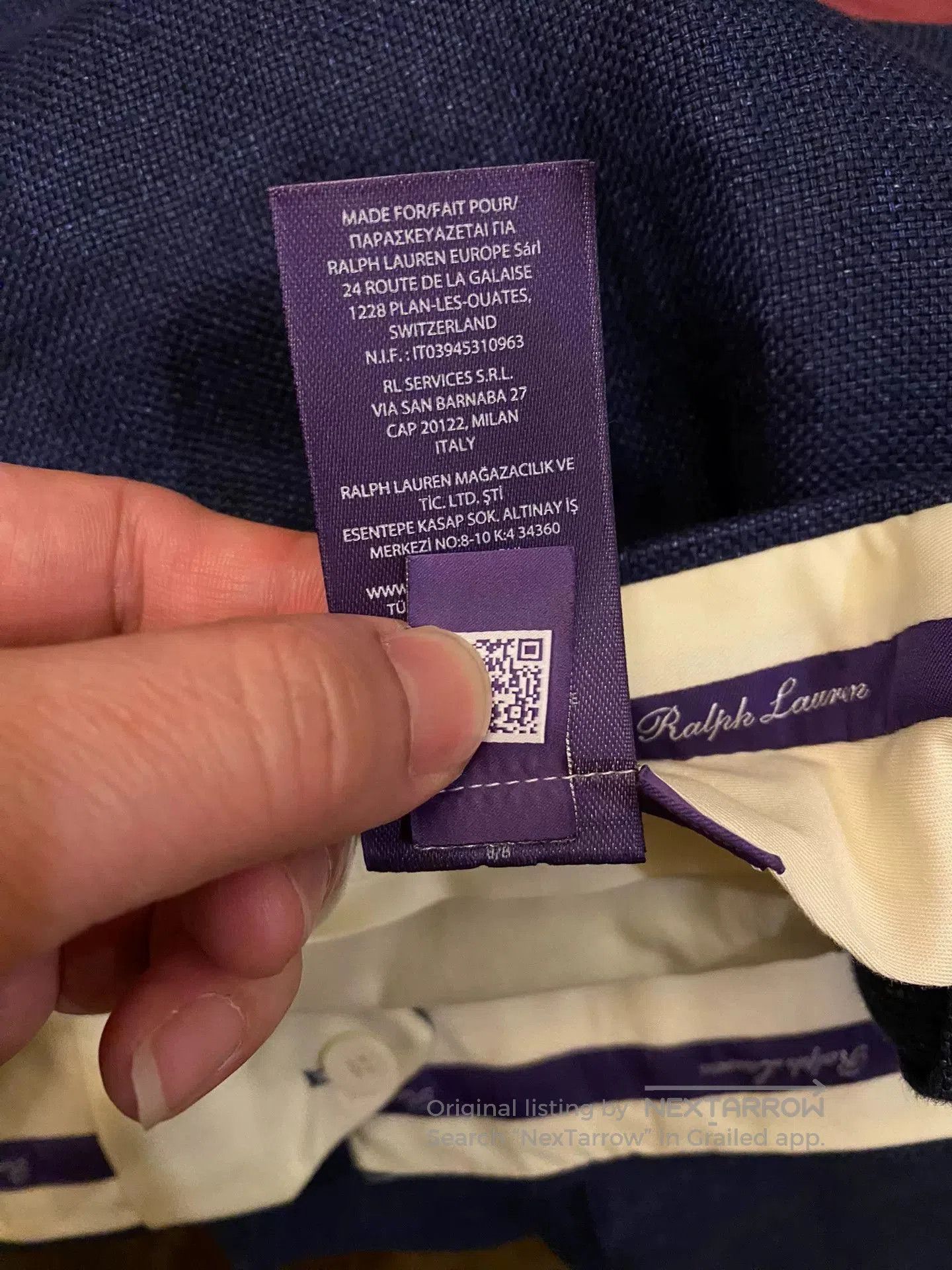Ralph Lauren Purple Label Ralph Lauren Purple Label Linen Trousers. Size US 34 / EU 50 - 6 Thumbnail