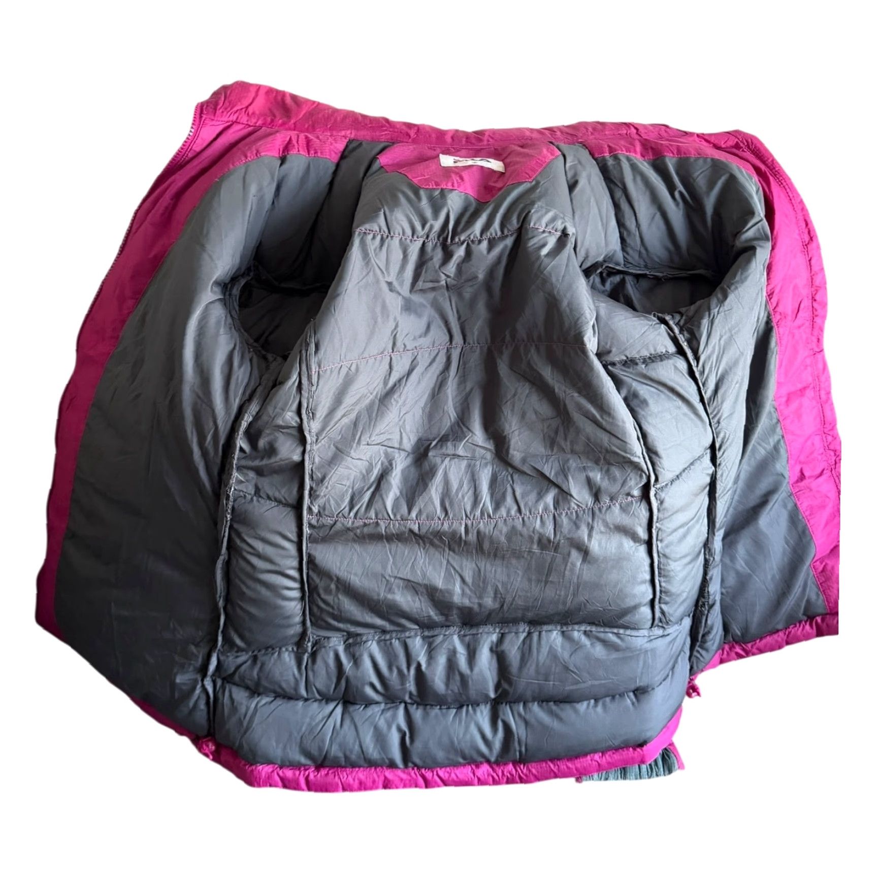 Fila FILA Pink/Grey Puffer Jacket (Tag: 95) – Full Zip Insulated High Collar, Women’s M, Brand FILA, Jacket Size M / US 6-8 / IT 42-44 - 4 Thumbnail