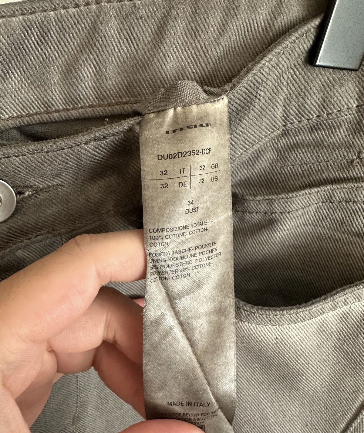 Rick Owens Rick Owens Bias Spared Flare Waxed Jeans Size US 32 / EU 48 - 4 Thumbnail