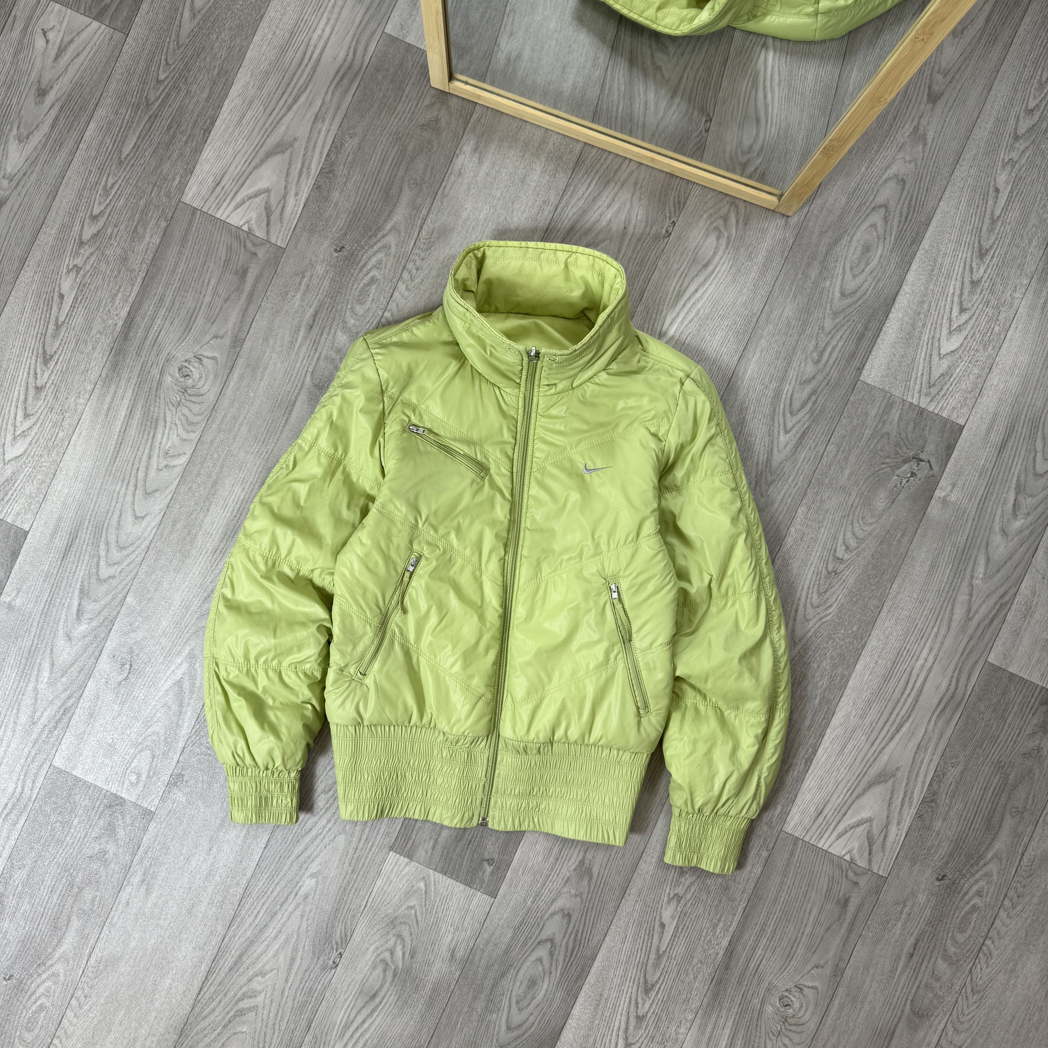 Vintage Nike 90s Reversible Green Women's Jacket M