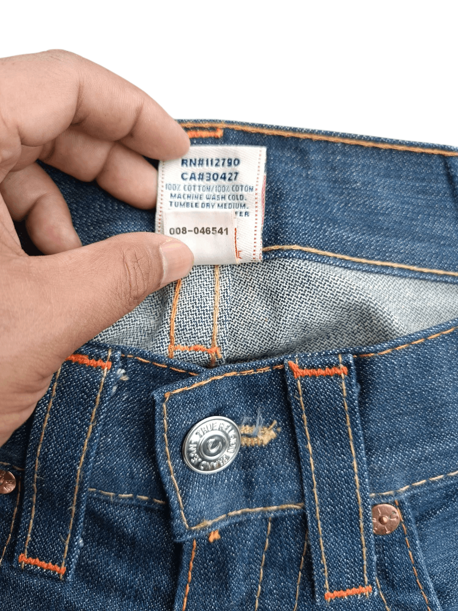 True Religion × Vintage VINTAGE 💥 True Religion Joey Flare Jeans TR019 Size US 32 / EU 48 - 12 Thumbnail
