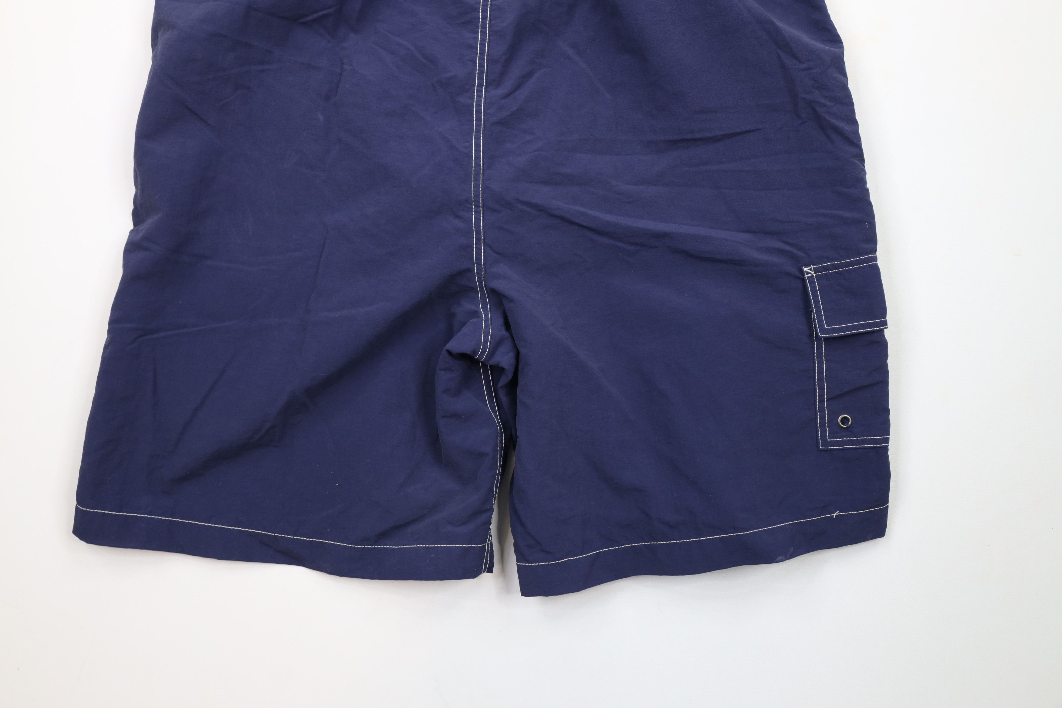 Ralph Lauren × Vintage Vintage 90s Ralph Lauren Spell Out Lined Shorts Swim Trunks Size US 36 / EU 52 - 14 Thumbnail