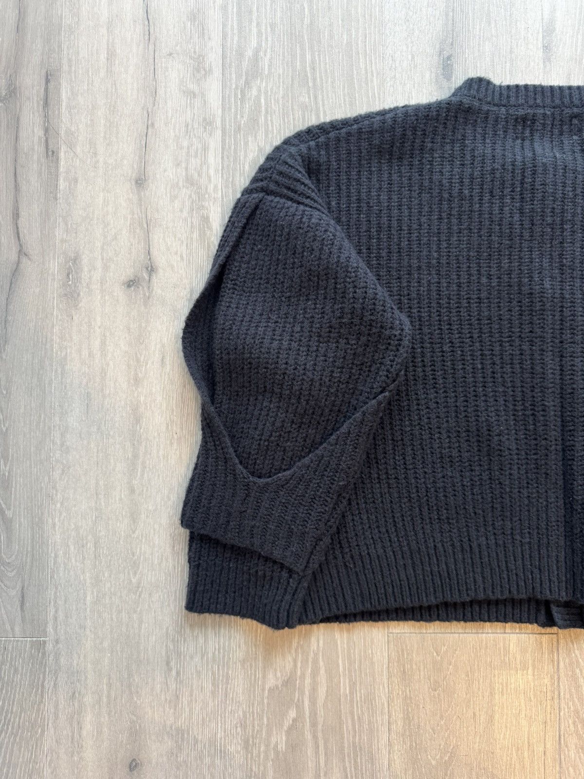 Ojardorf O. FILES Black Interlaced Cardigan Size US L / EU 52-54 / 3 - 5 Thumbnail