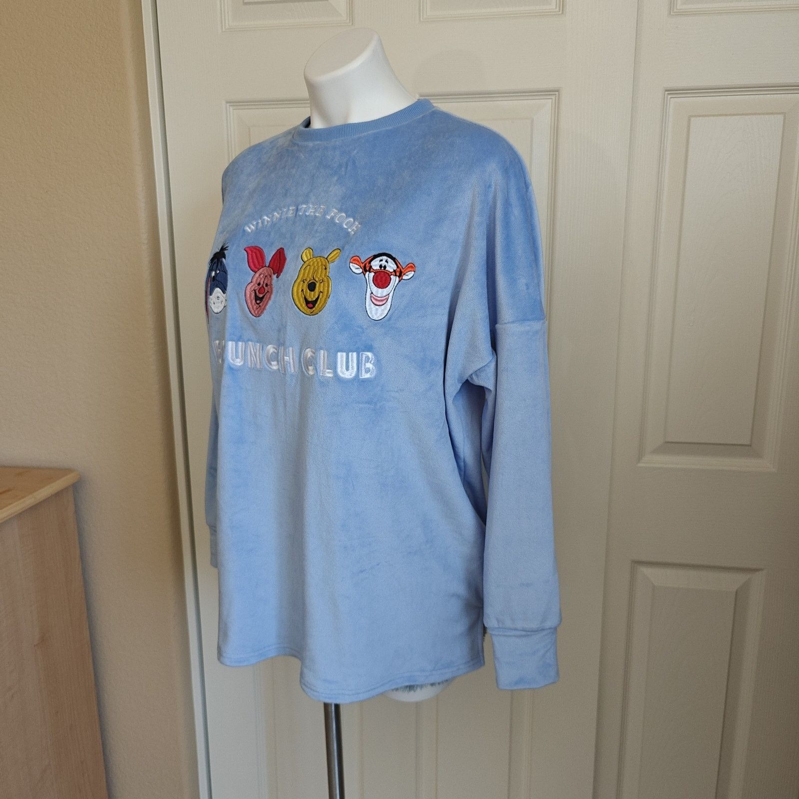 Disney Disney Winnie the Pooh "Brunch Club" velour PJ top sz XS NWT Size XS / US 0-2 / IT 36-38 - 2 Thumbnail