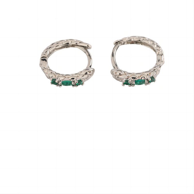 Jewelry × Sterling Silver New Design Earrings One Pairs Chrome Jewelry Size ONE SIZE - 4 Thumbnail