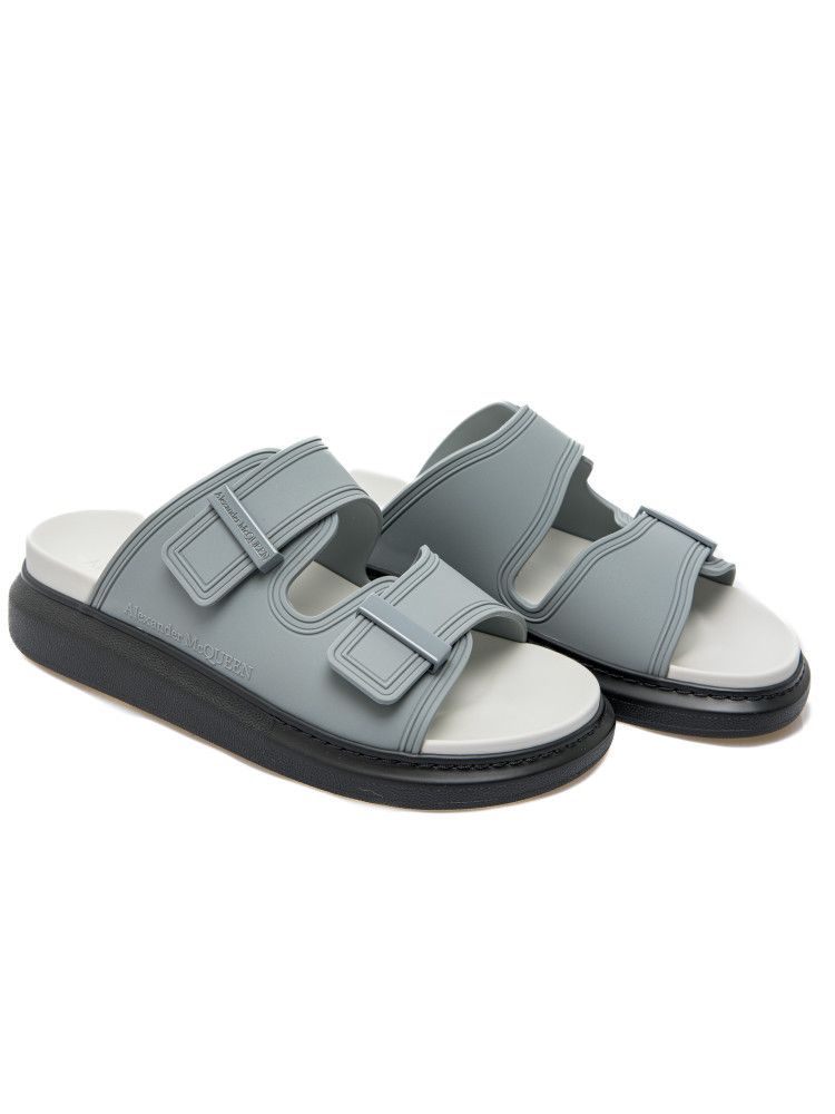 Alexander McQueen o1y1024 Slippers in Light Grey Size US 7 / EU 40 - 1 Thumbnail