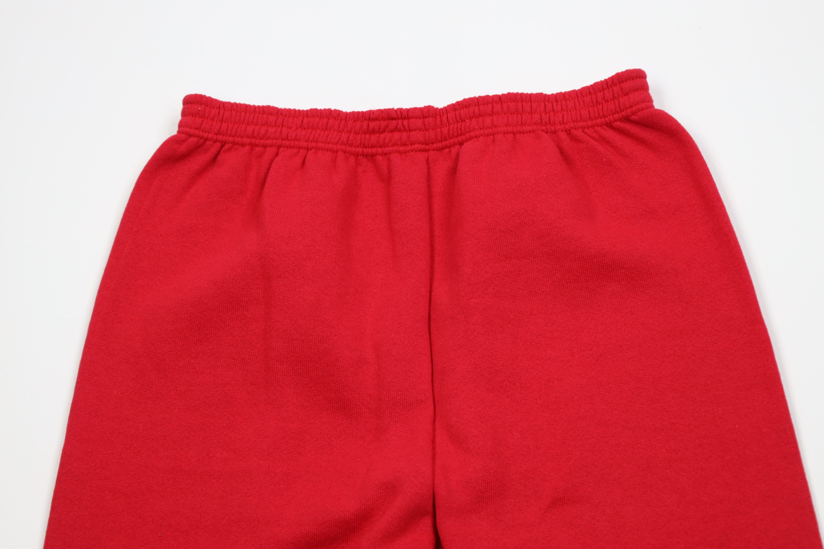 Vintage Vintage 90s Streetwear Tapered Sweatpants Pants Red USA Size 24" / US 00 / IT 34 - 9 Thumbnail