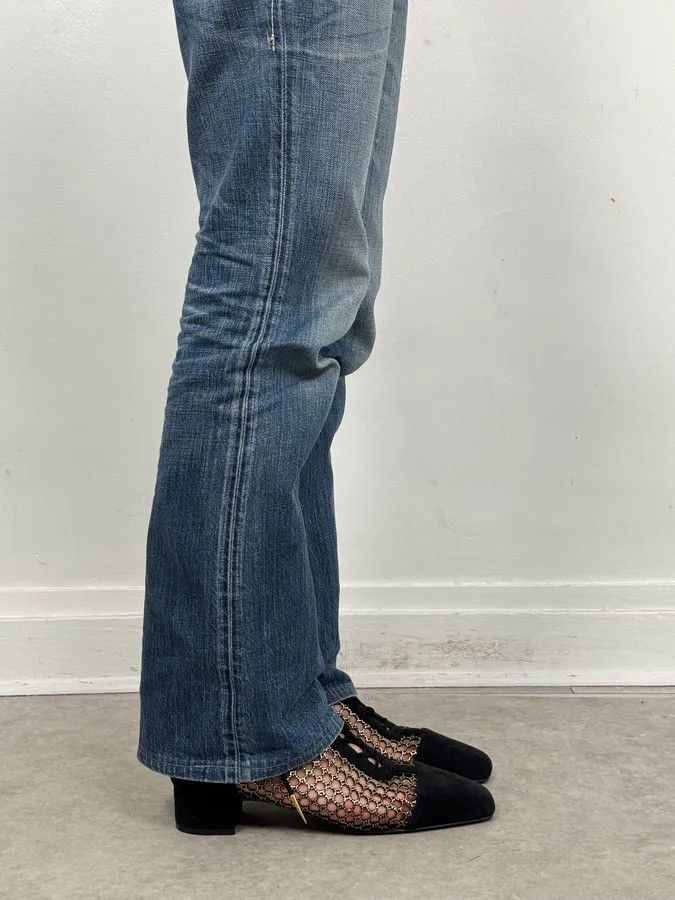 Dior 2000s Christian Dior Naughtily Black Spike Aglet Lace-Up Ankle Boots Size US 8 / IT 38 - 3 Thumbnail