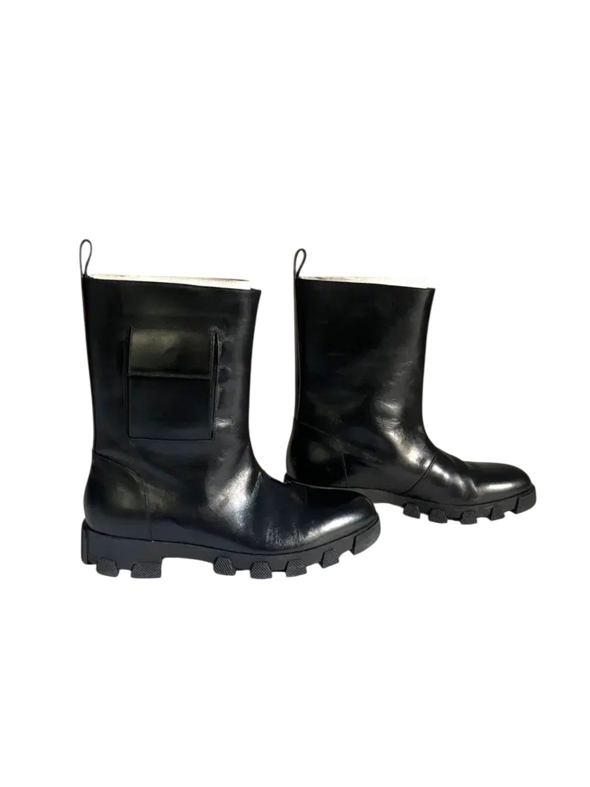 Balenciaga AW15 Balenciaga Leather Combat Boots Size US 7 / EU 40 - 4 Thumbnail