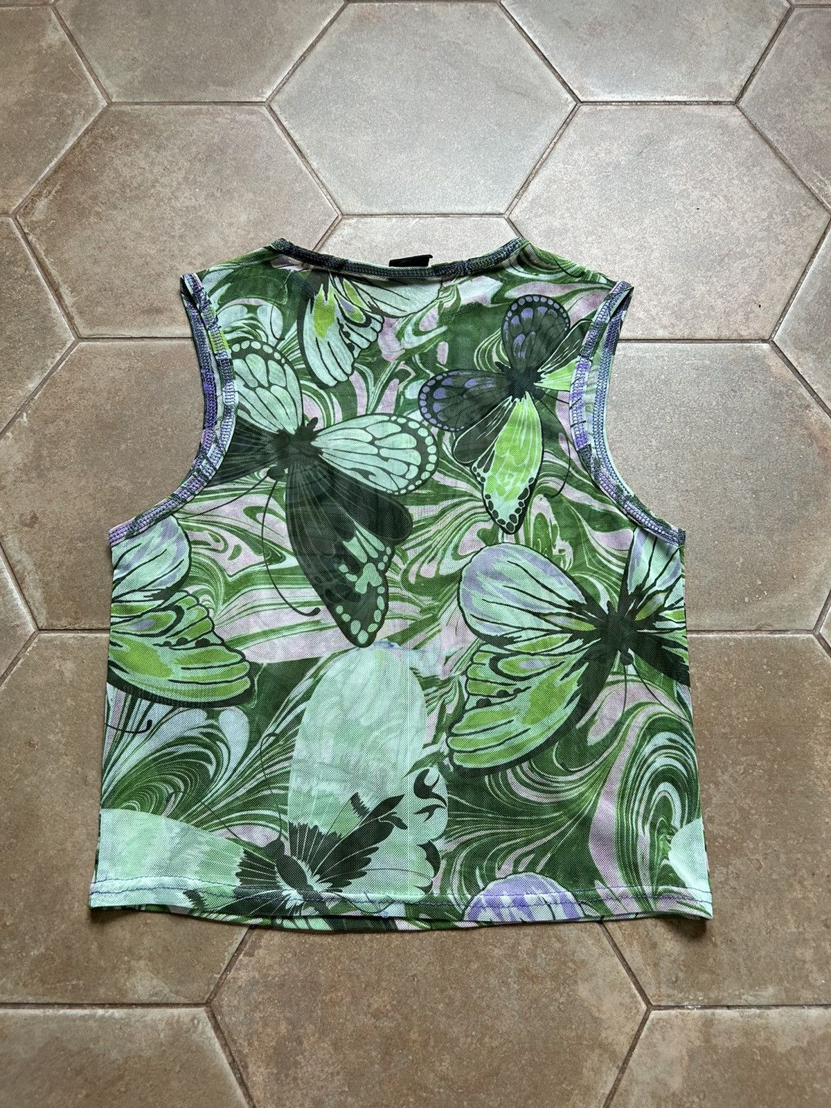 Japanese Brand × Urban Outfitters VINTAGE MESH TOP SHIRT Size S / US 4 / IT 40 - 6 Thumbnail
