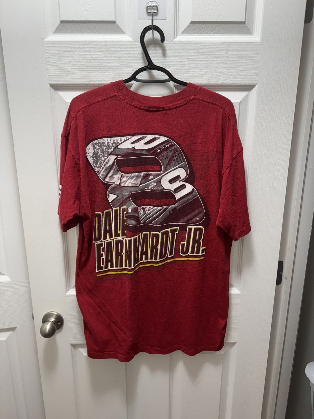 NASCAR Dale Earnhardt Jr. NASCAR Racing Vintage Shirt Red #8 Winner Size US L / EU 52-54 / 3 - 2 Thumbnail