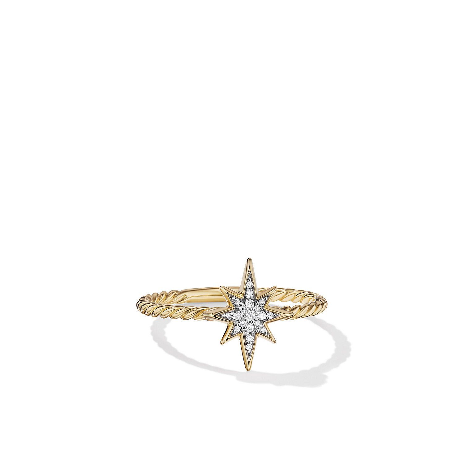 David Yurman o1w1db10325 Ring in 18K Yellow Gold with Diamonds & 12mm Size ONE SIZE - 1 Thumbnail