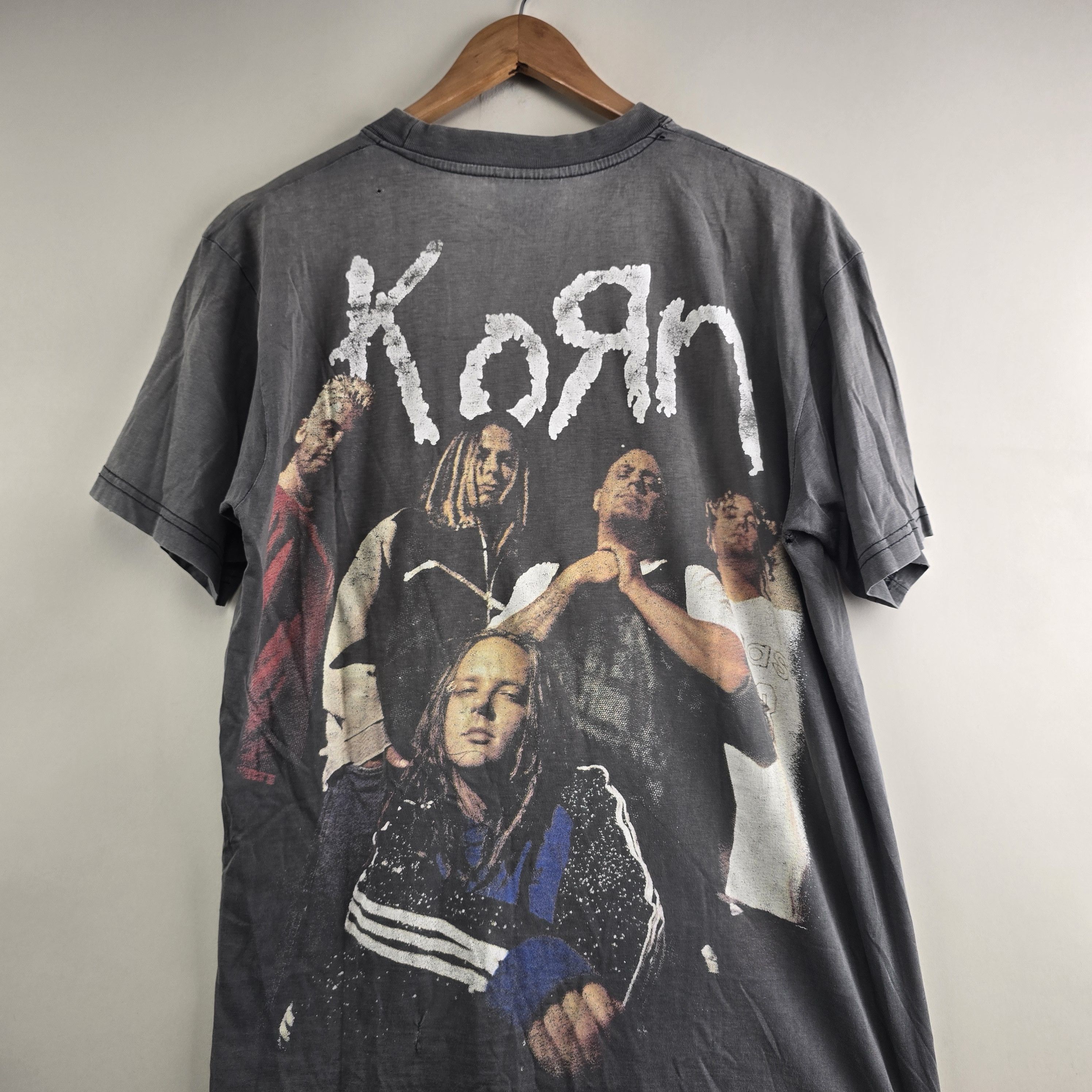 Band Tees × Vintage 90s Korn Follow the leader L 20.5" 30" Size US L / EU 52-54 / 3 - 7 Thumbnail
