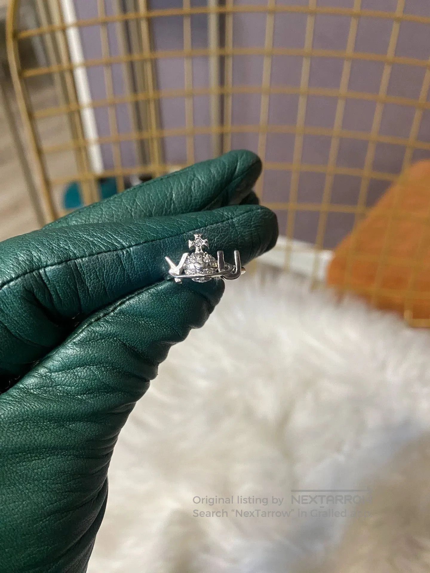 Vivienne Westwood Vivienne Westwood Heart Series Silver Ring. Size ONE SIZE - 2 Thumbnail