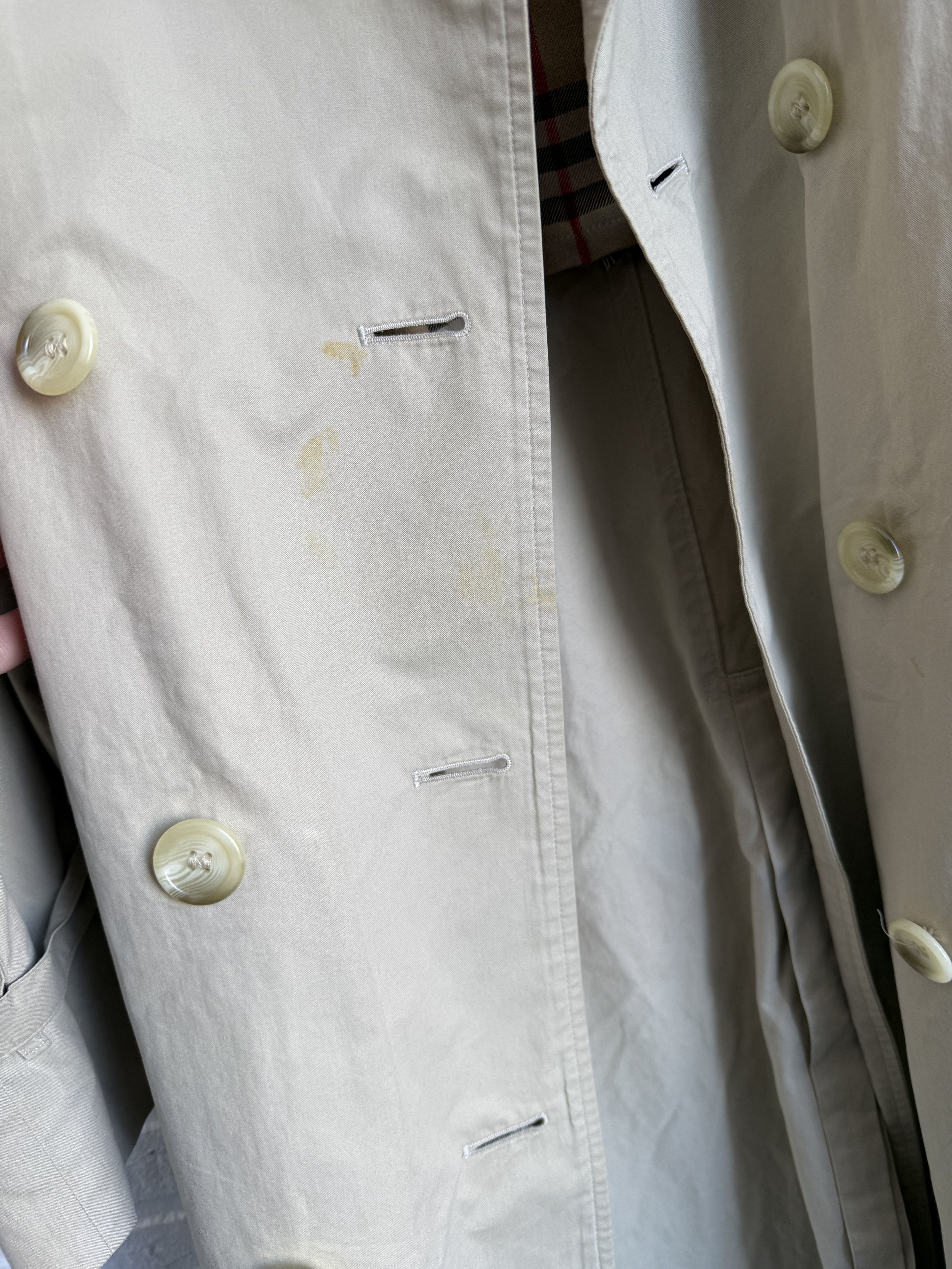 Burberry Vintage 80s Burberrys double breasted trench coat Size L / US 10 / IT 46 - 6 Thumbnail