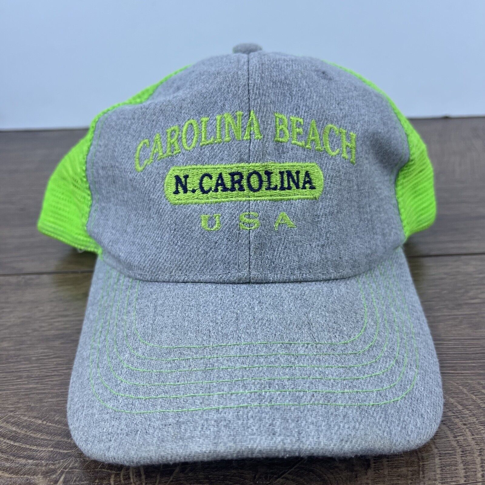 Other Carolina Beach Hat USA Snapback Hat Gray Hat Adjustable Gray Size ONE SIZE - 3 Thumbnail