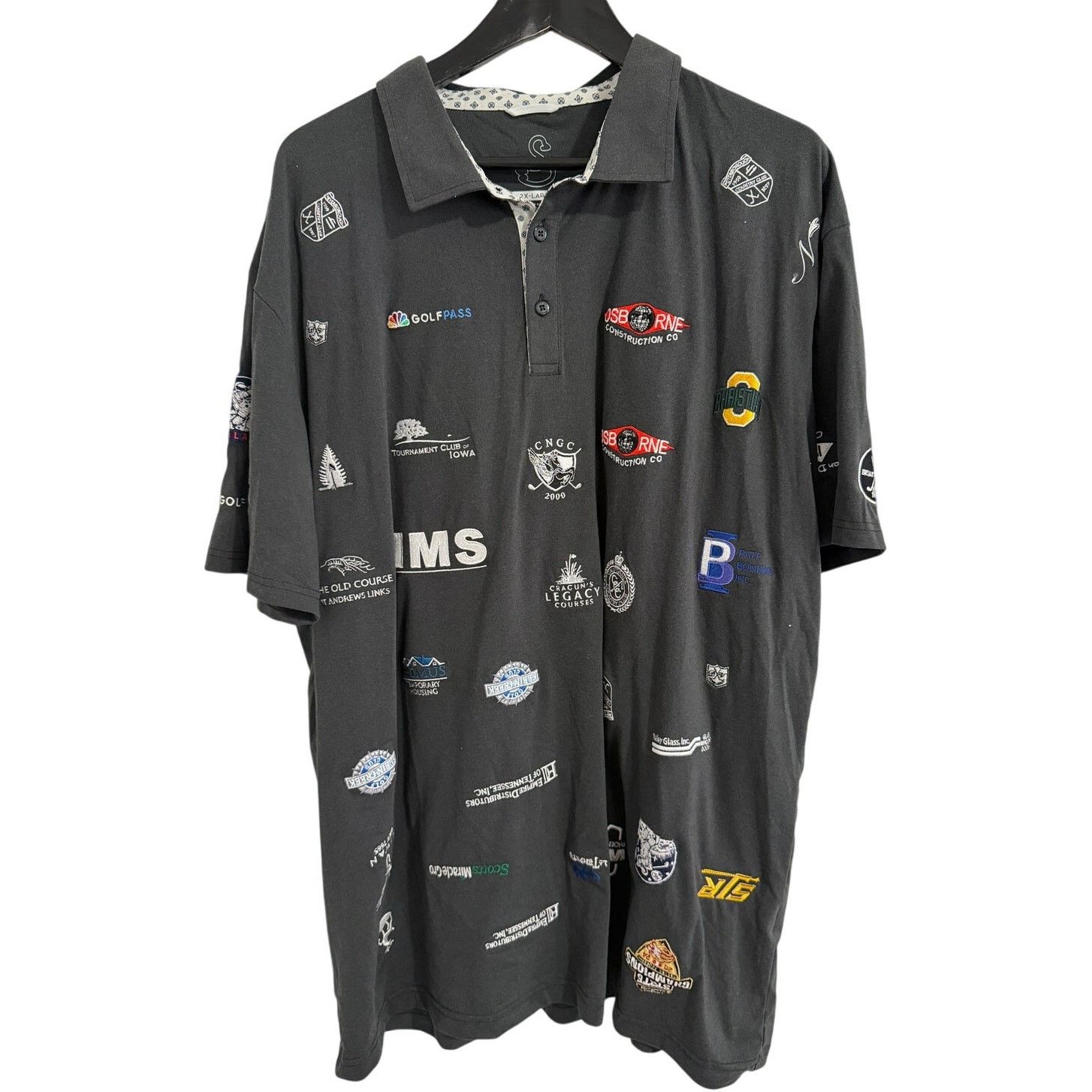 Other Swannies All-Over Stitched Golf Polo Men's Size XXL Size US XXL / EU 58 / 5 - 1 Thumbnail