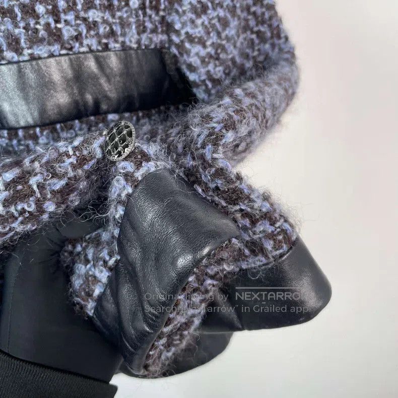 Chanel Chanel Greek series tweed zipper jacket Size XXS / US 00 / IT 34 - 5 Thumbnail