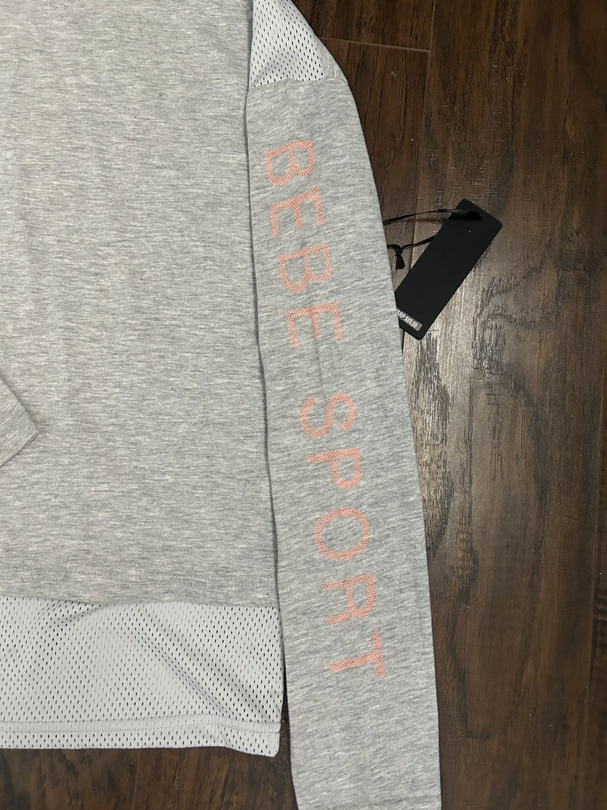 Bebe Gray Bebe Sport Long-Sleeved Sweatshirt Size M / US 6-8 / IT 42-44 - 3 Thumbnail