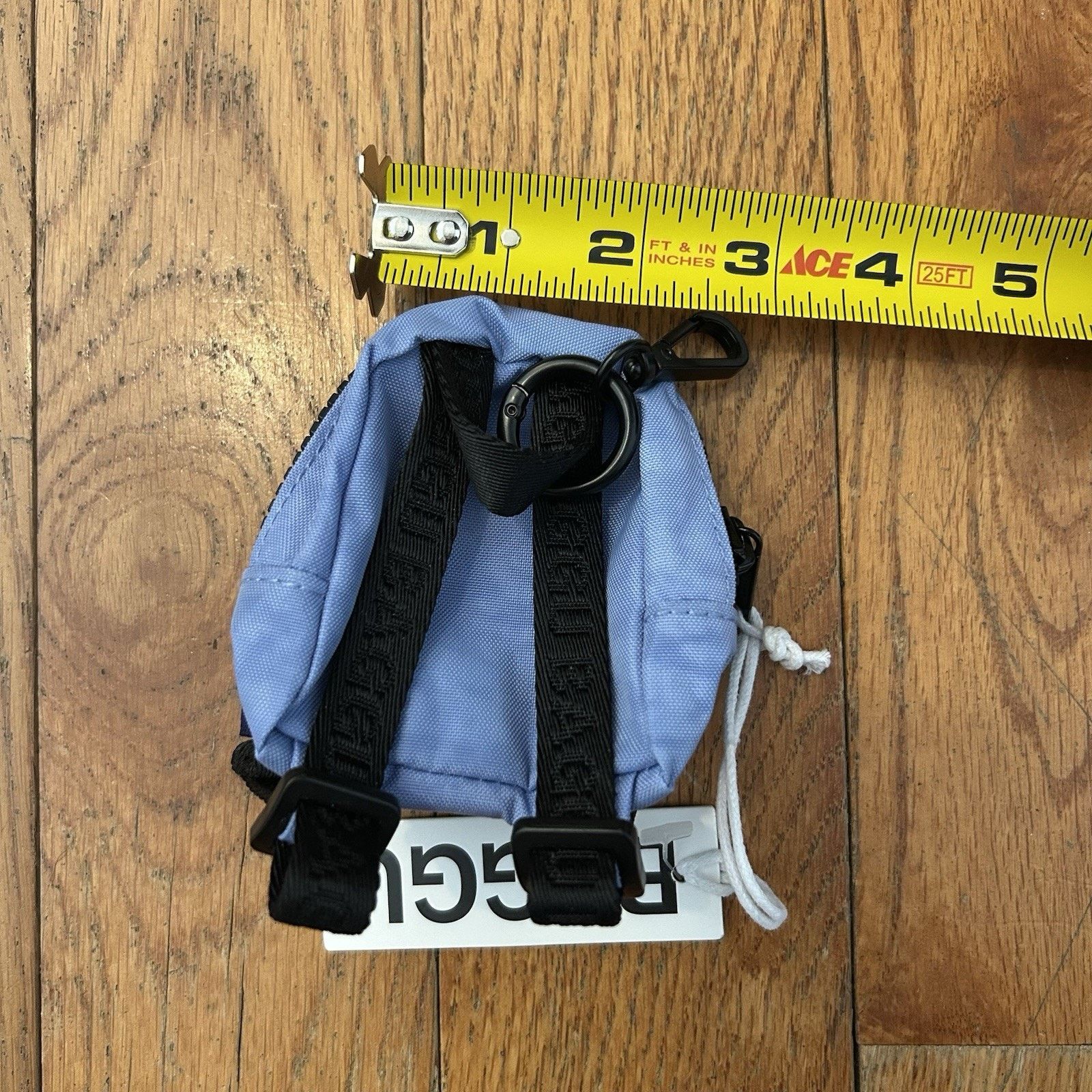 Baggu NEW Baggu Mini Backpack Charm Purse Bag Clip Cornflower Blue Size ONE SIZE - 4 Thumbnail
