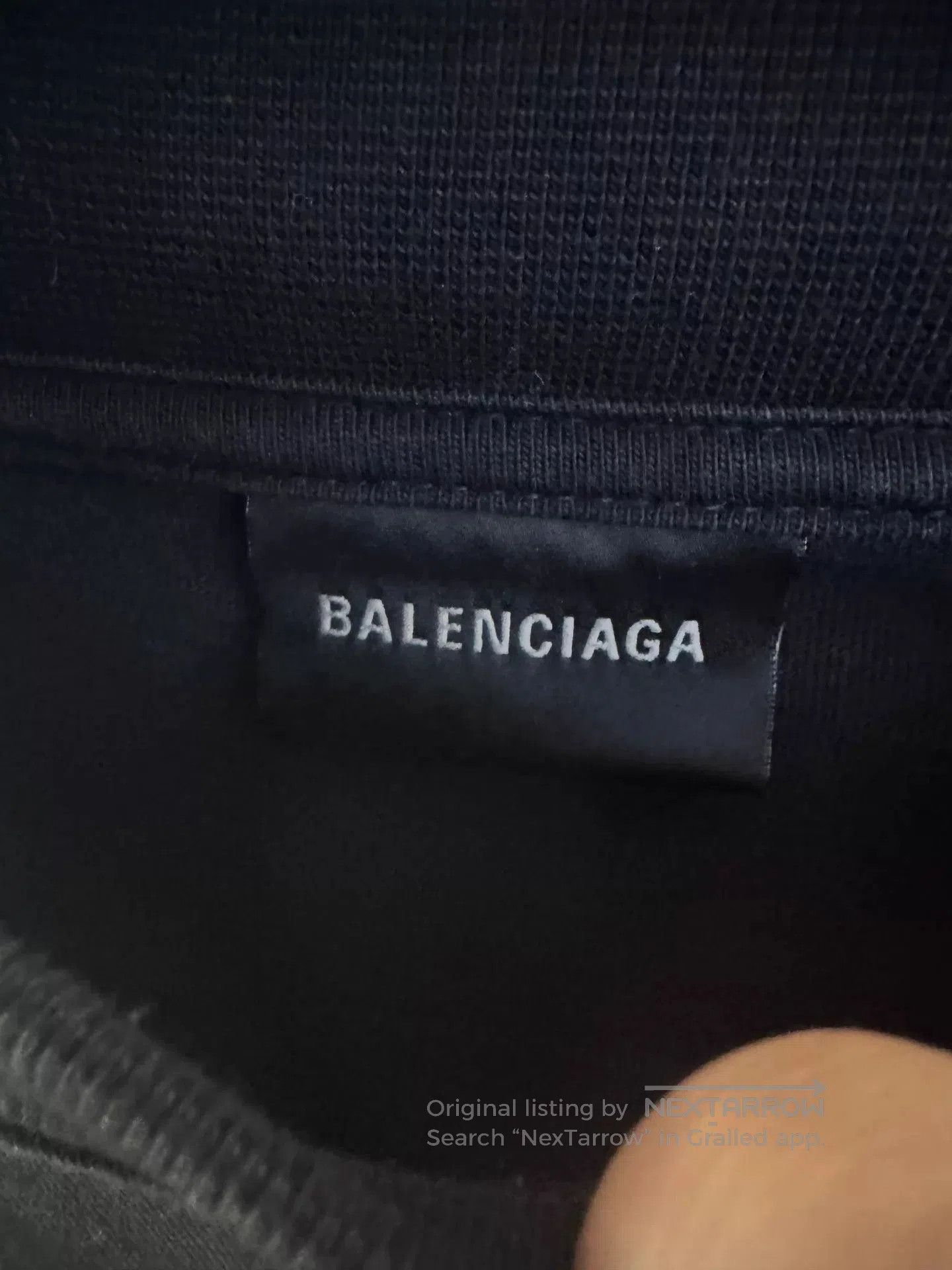 Balenciaga Black Short Sleeve Graphic Print T-Shirt. Size US M / EU 48-50 / 2 - 2 Thumbnail