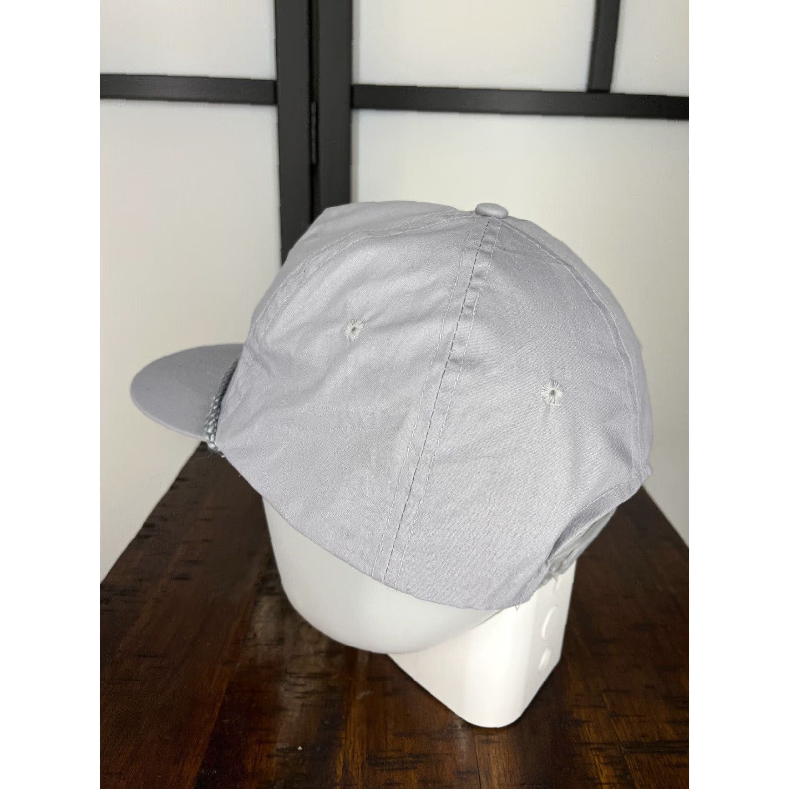 Vintage VINTAGE KC Collections Hat Cap Snap Back Adult One Size Gray Nylon 90s Look Rope Size ONE SIZE - 5 Thumbnail