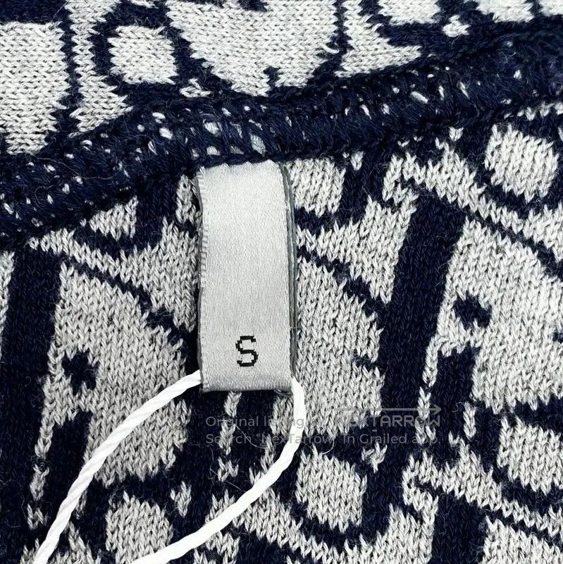 Dior Dior Men's Navy Cotton Zip-Up Jacket . Size US S / EU 44-46 / 1 - 7 Thumbnail
