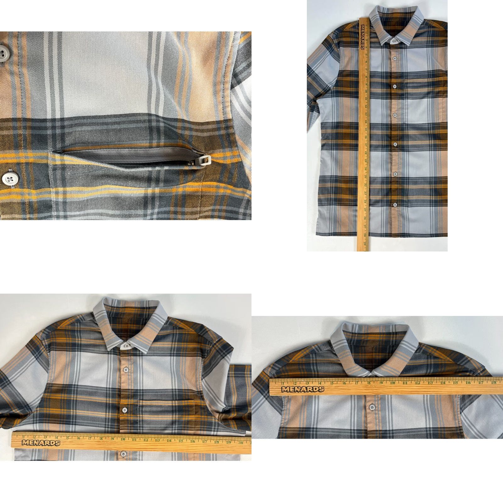 Lululemon Lululemon Masons Peak Flannel Shirt Shadow Plaid Sz M Men’s Button-Up Long Sleeve Size US M / EU 48-50 / 2 - 8 Thumbnail