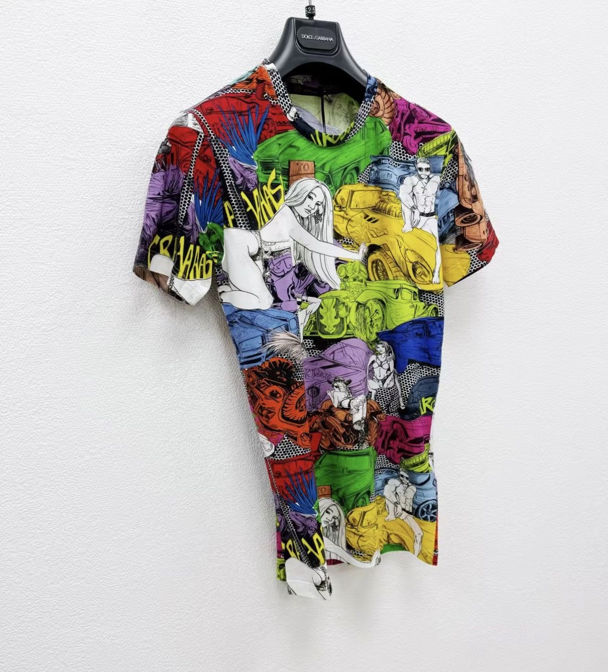 Versace VERSACE High Stretch Fitted Short Sleeve T-shirt J30 Size US S / EU 44-46 / 1 - 2 Thumbnail