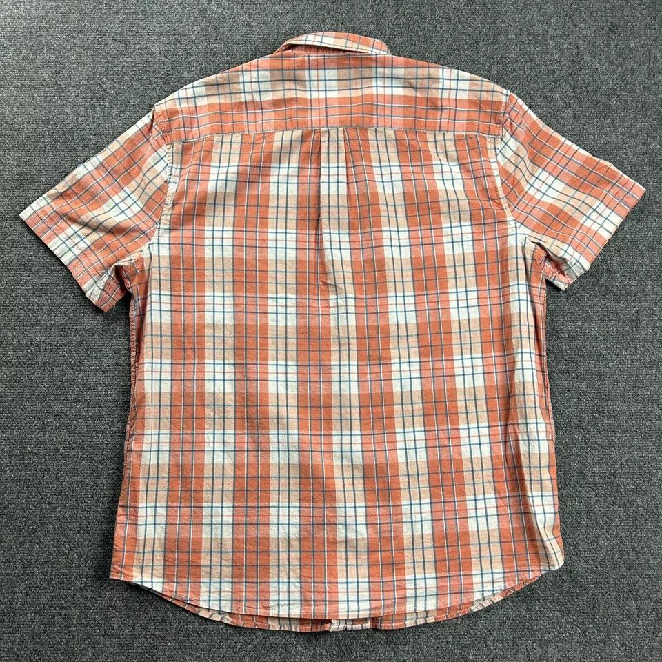 Lucky Brand Lucky Brand Shirt Mens XL Plaid Button Up Short Sleeve Size US XL / EU 56 / 4 - 5 Thumbnail