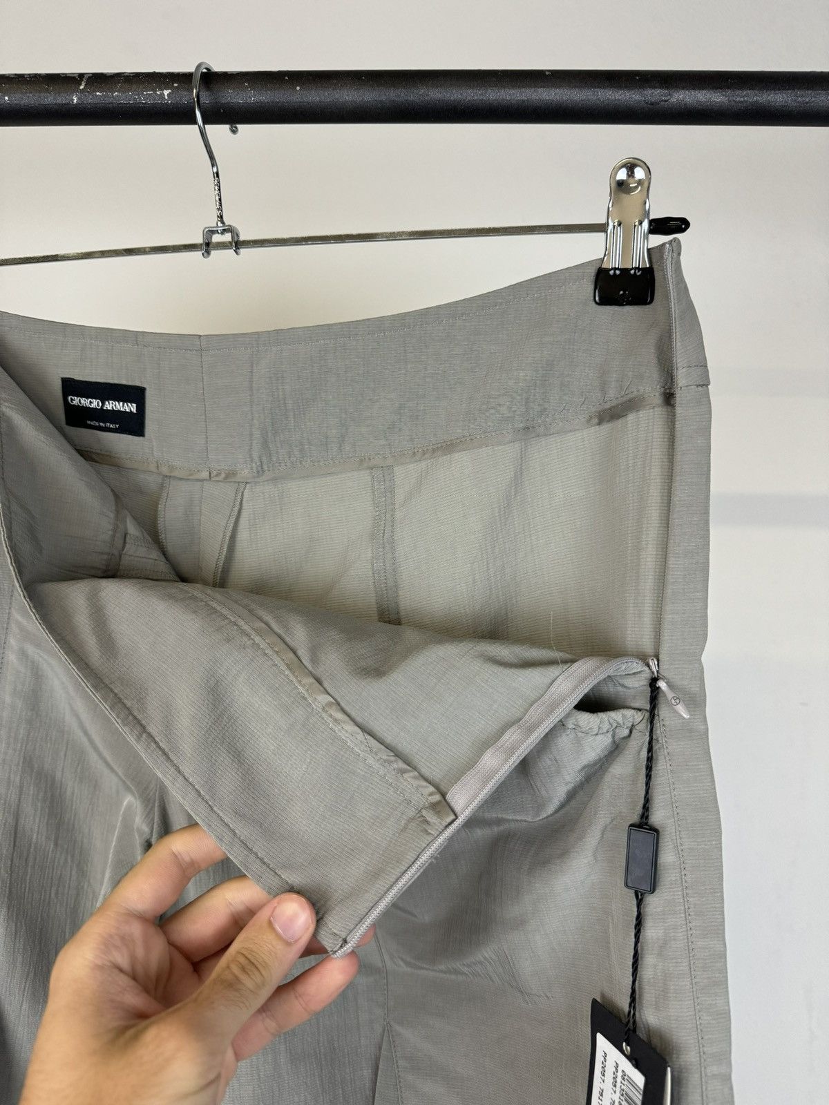 Emporio Armani 2000s Emporio Armani iridescent wide Astro pants Size US 35 - 6 Thumbnail