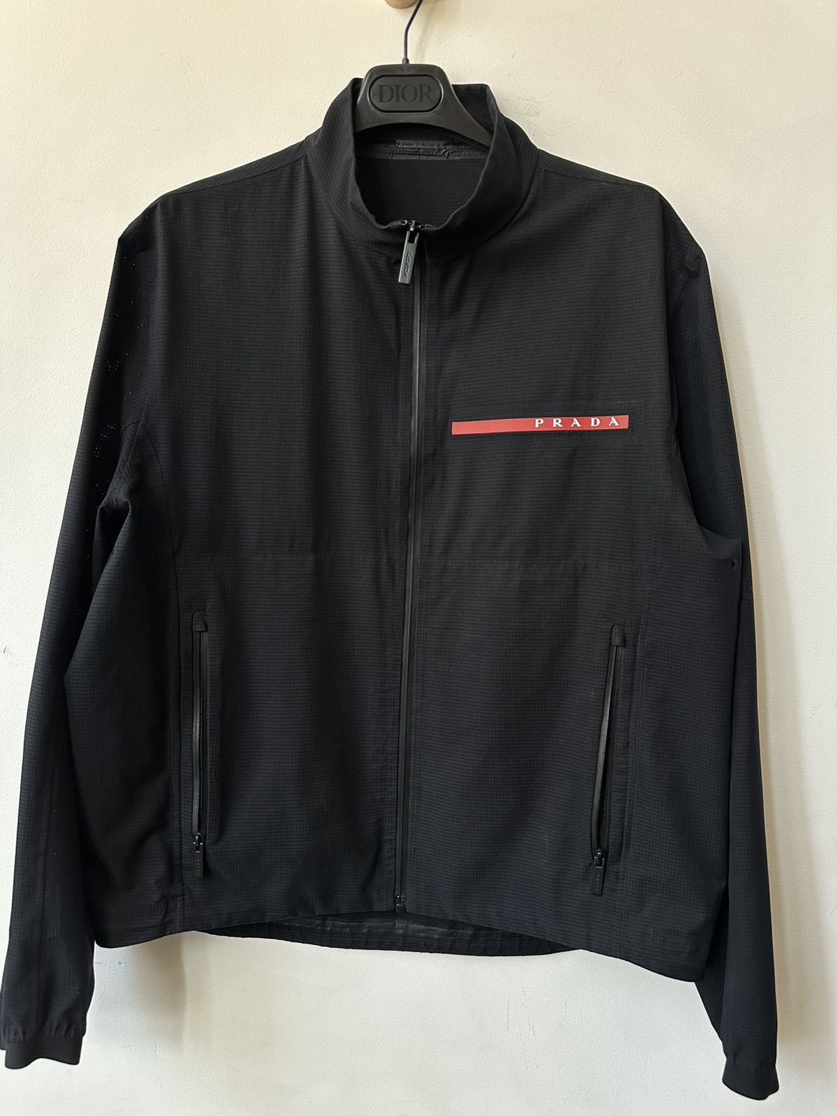 Prada Prada 2022 Windbreaker Linea Rossa RipStop Light Bi-Stretch Size US L / EU 52-54 / 3 - 5 Thumbnail