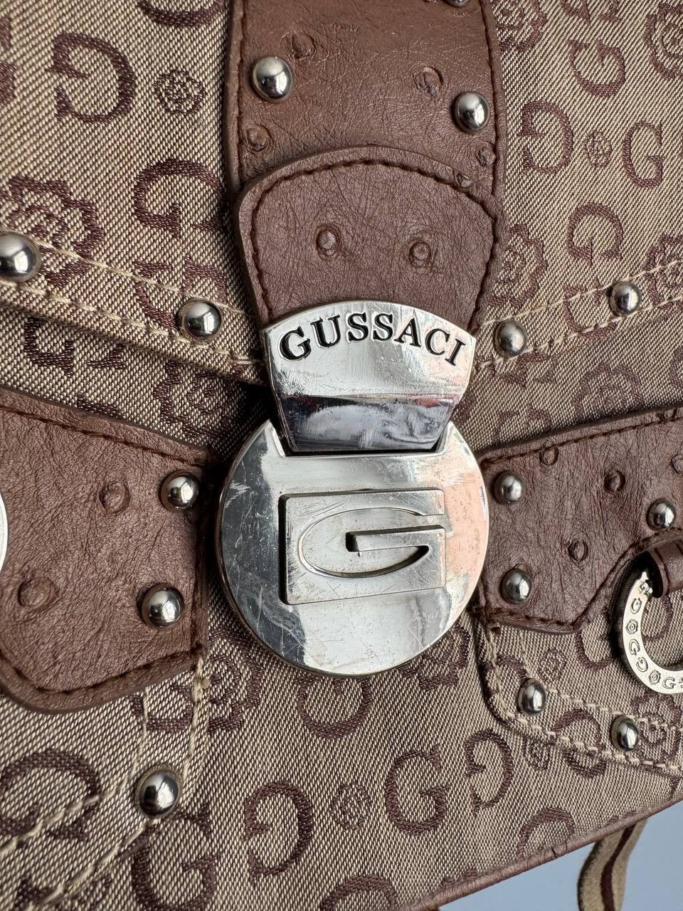 Guess Y2K Vintage Gussaci monogram shoulder bag guess style Size ONE SIZE - 5 Thumbnail