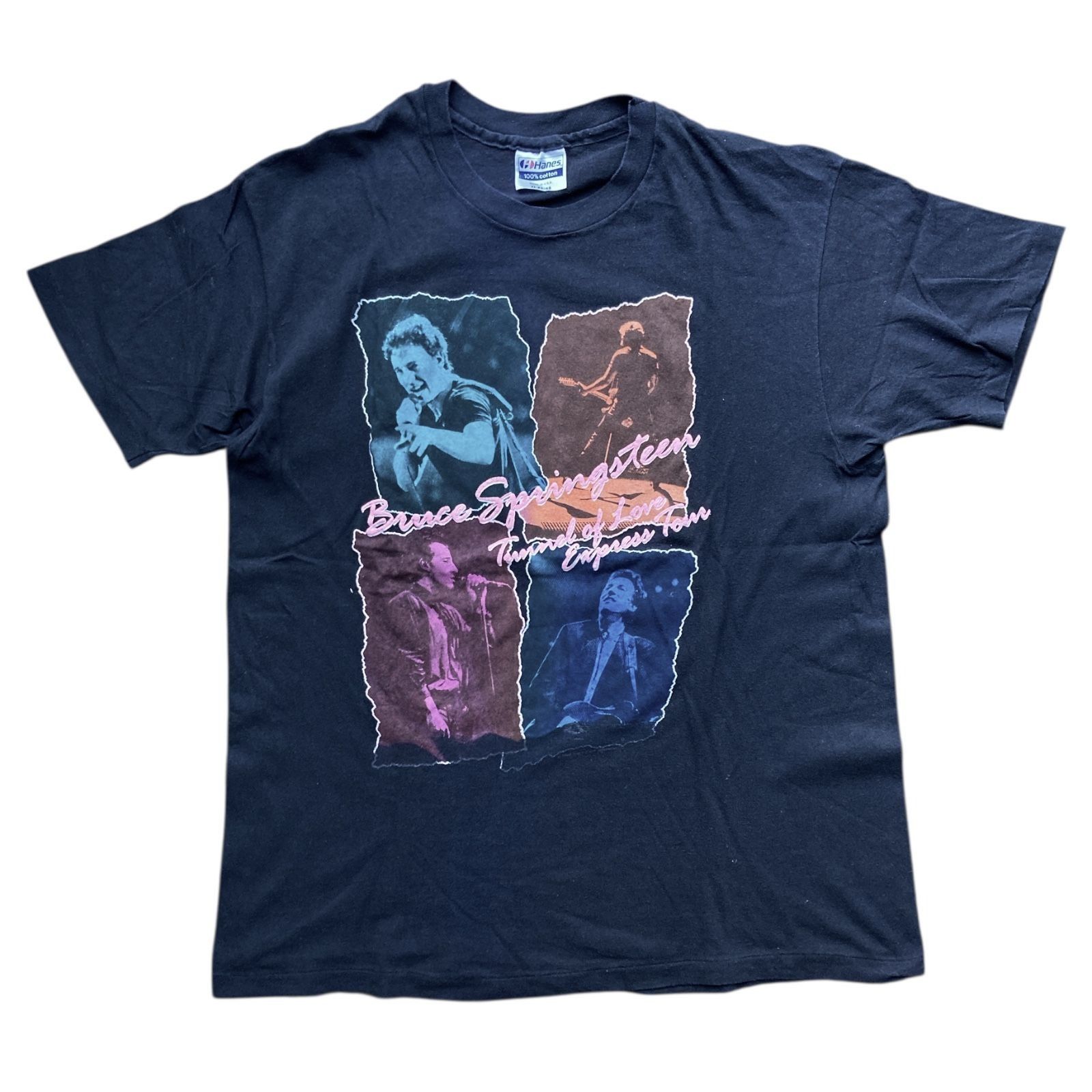 Hanes Bruce Springsteen 1987 Tunnel Of Love Tour Vintage Tee XL Size US M / EU 48-50 / 2 - 1 Thumbnail