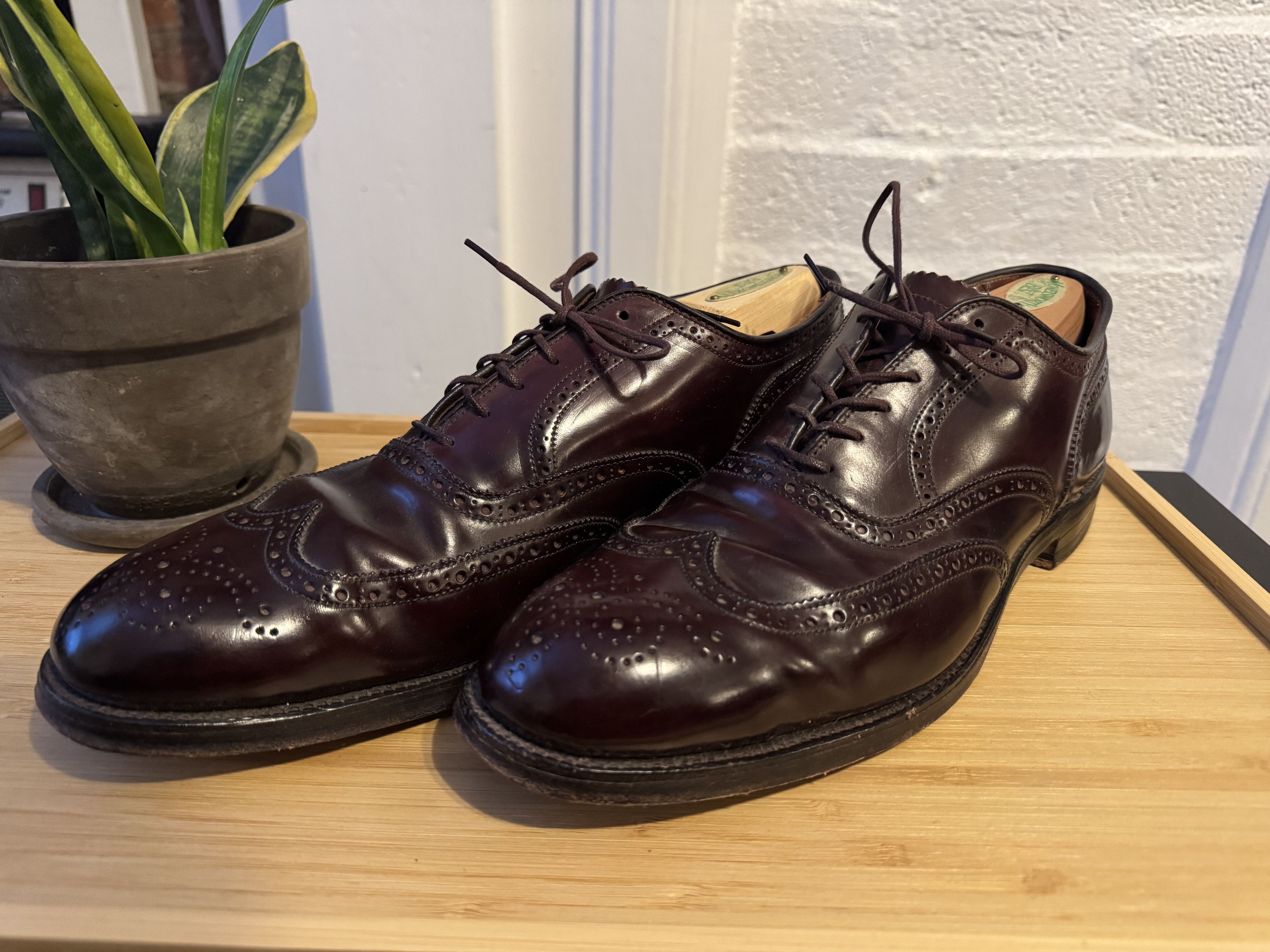 Alden Alden 974 Cordovan Wingtips Size US 10 / EU 43 - 1 Thumbnail