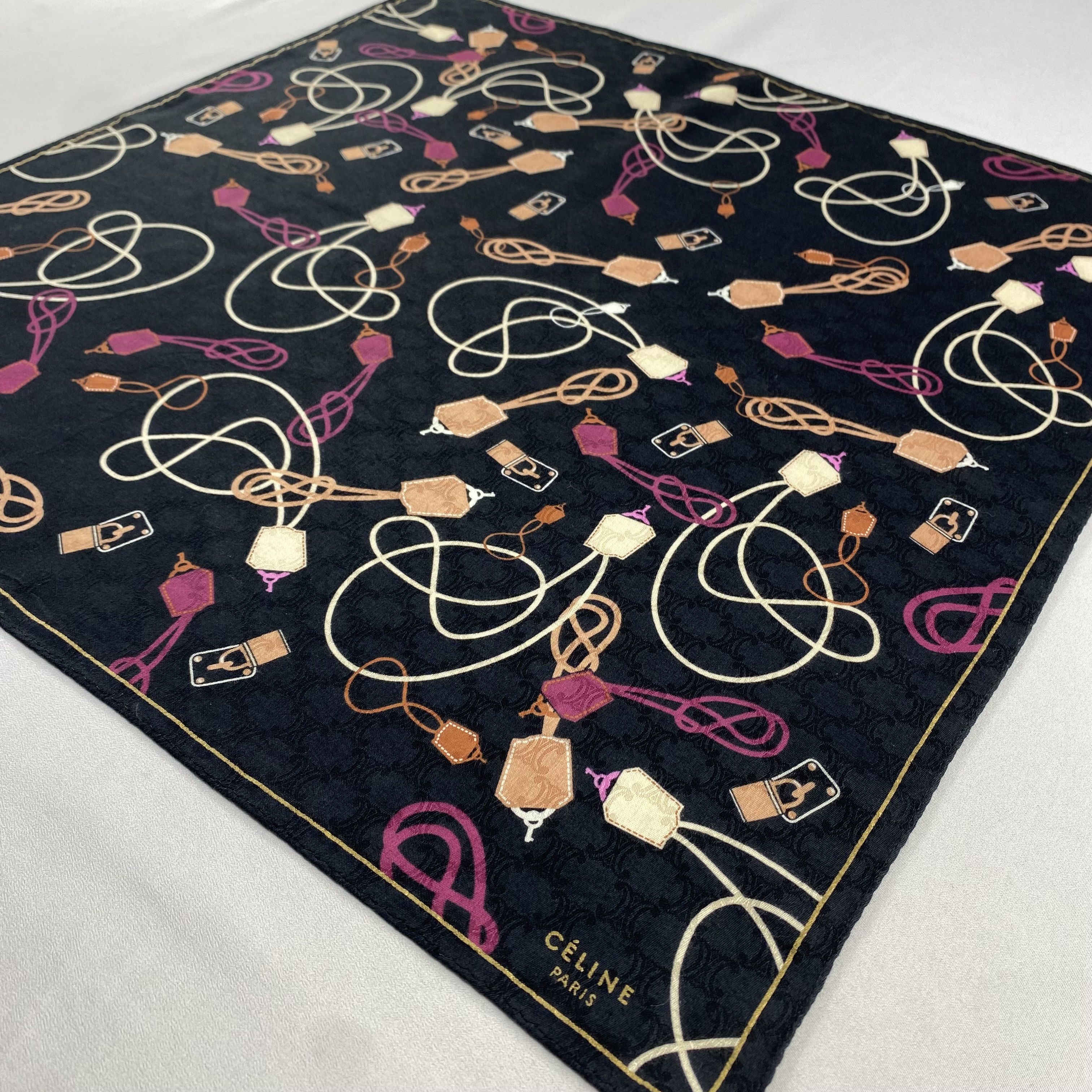 Celine × Vintage Celine Handkerchief / Neckerchief / Bandana-P1255 Size ONE SIZE - 2 Thumbnail