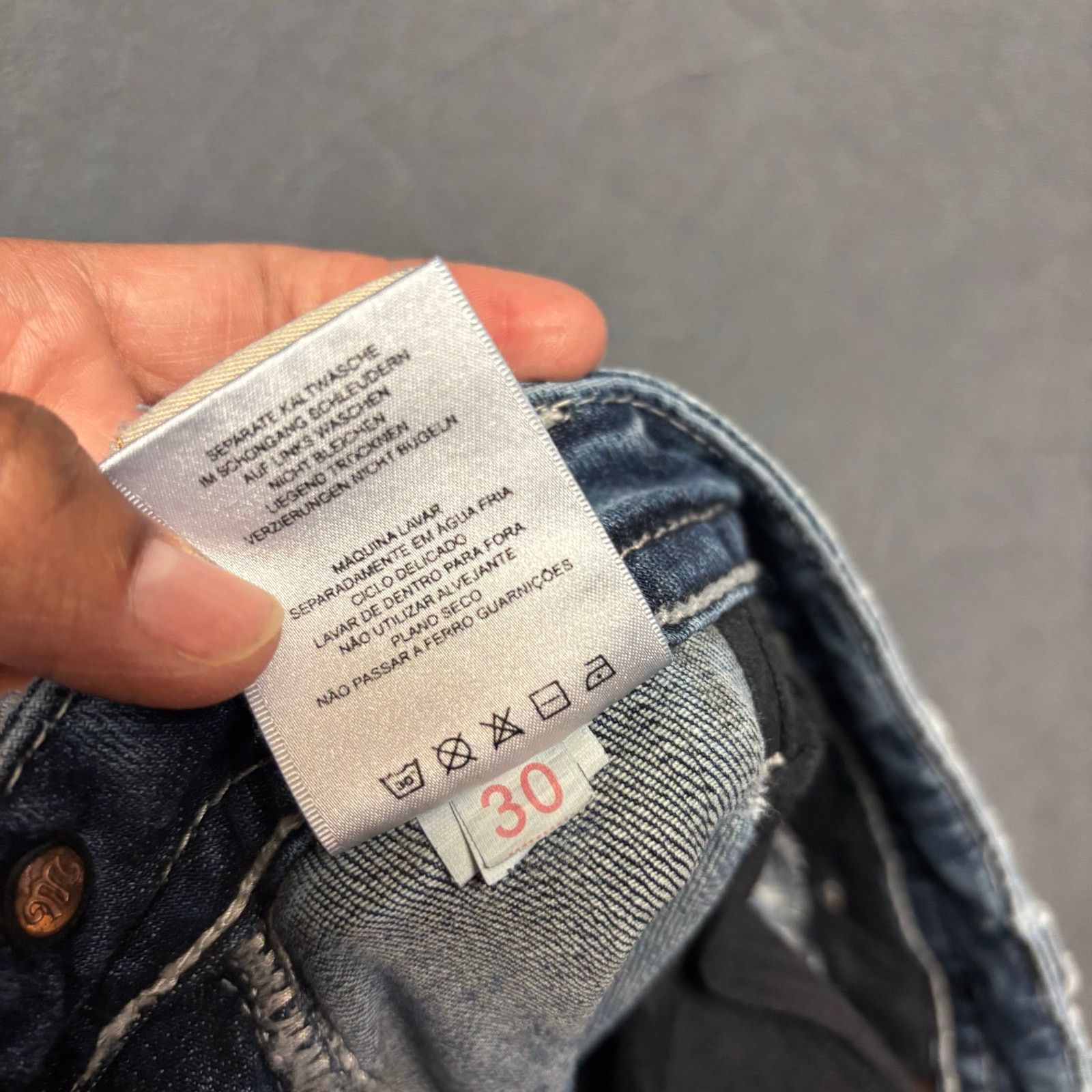 Miss Me Miss Me Studded Embellished Jeans Distress Signature Bootcut Size 30" / US 8 / IT 44 - 18 Thumbnail