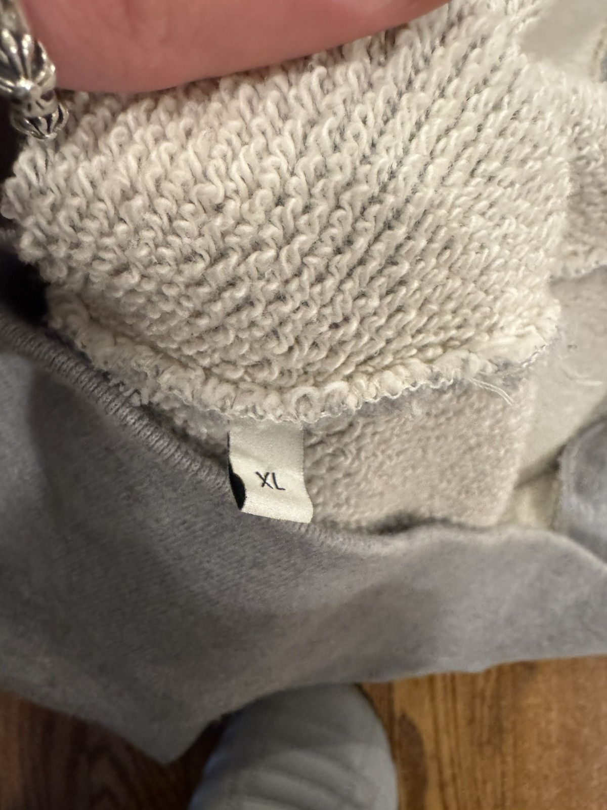 Gucci Gucci Embroidered Dragon Grey Cotton Hoodie Size US XL / EU 56 / 4 - 5 Thumbnail