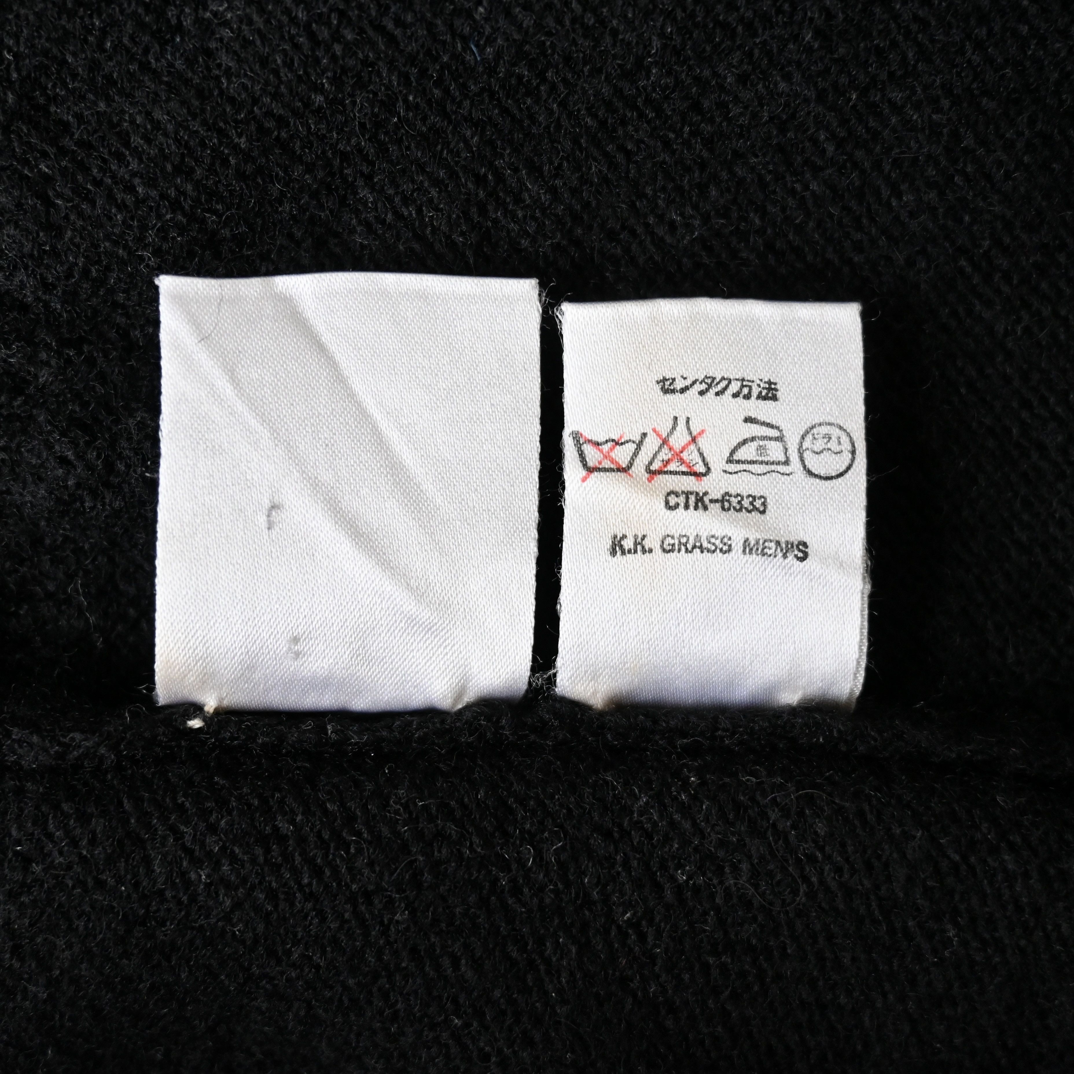 Japanese Brand VTG 1980s GRASS MEN'S wool crewneck sweater made in Scotland Size US L / EU 52-54 / 3 - 11 Thumbnail