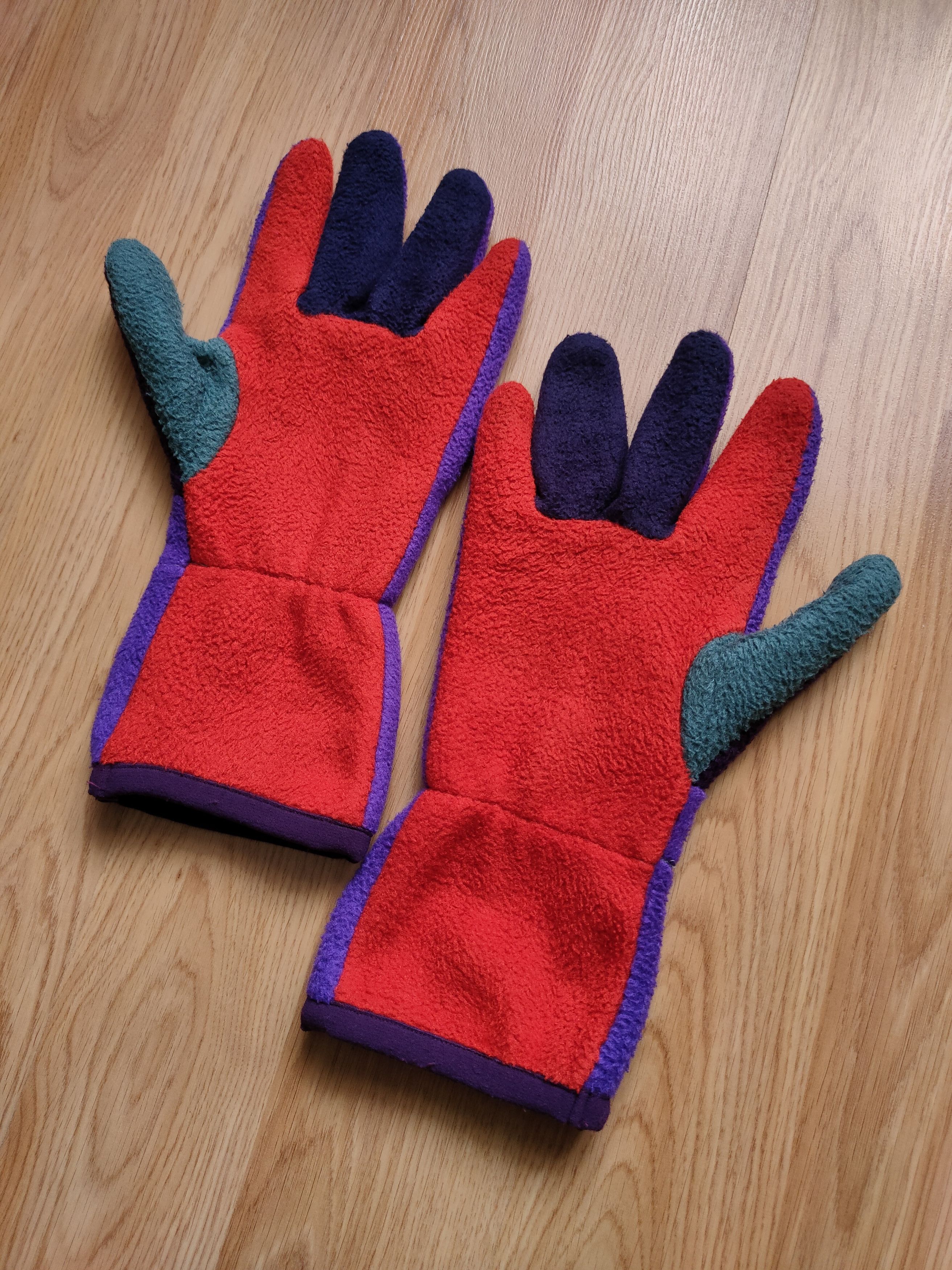 Polartec Vintage Polartec series zoo ultra rare 90s fleece gloves Size ONE SIZE - 10 Thumbnail