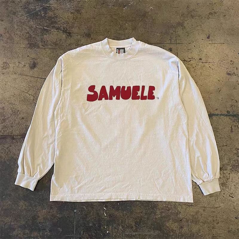 Japanese Brand × Vintage White casual retro cartoon print long sleeve tee Size US L / EU 52-54 / 3 - 2 Thumbnail